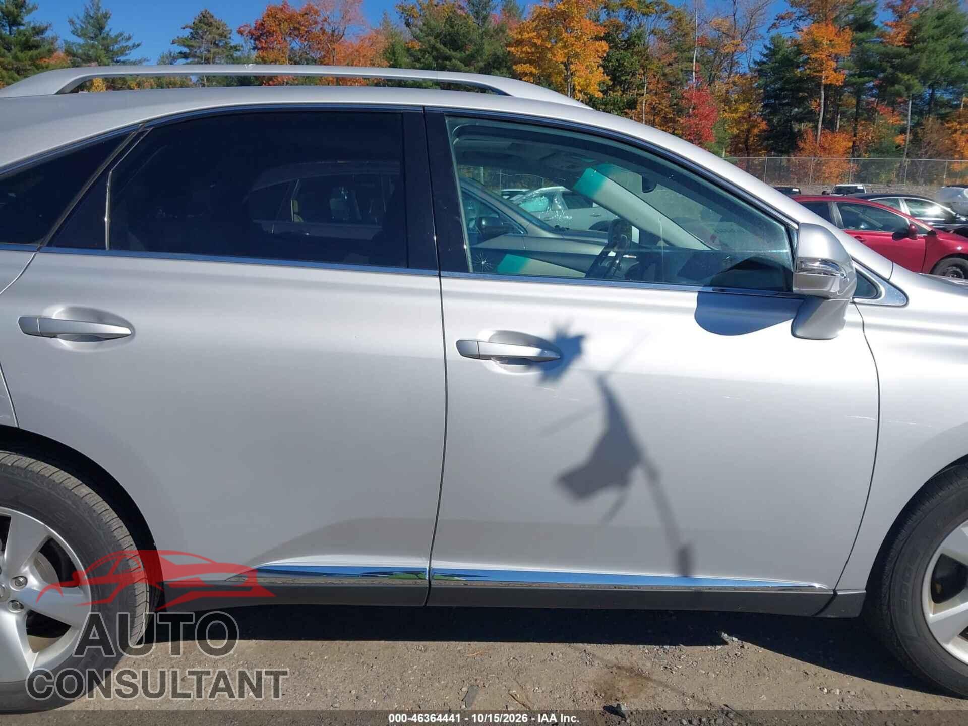 LEXUS RX 350 2012 - 2T2BK1BA2CC123741