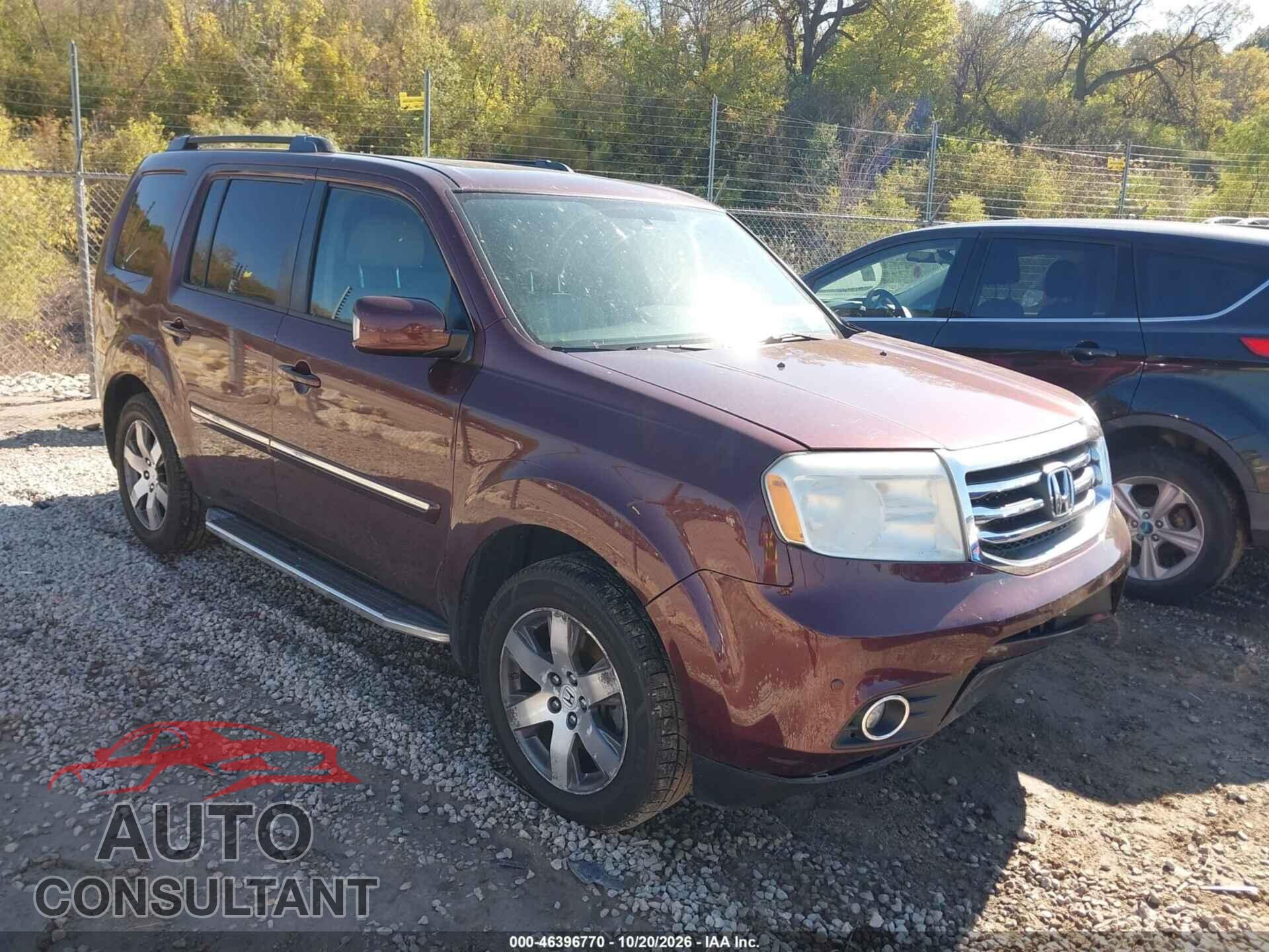 HONDA PILOT 2013 - 5FNYF4H97DB085745