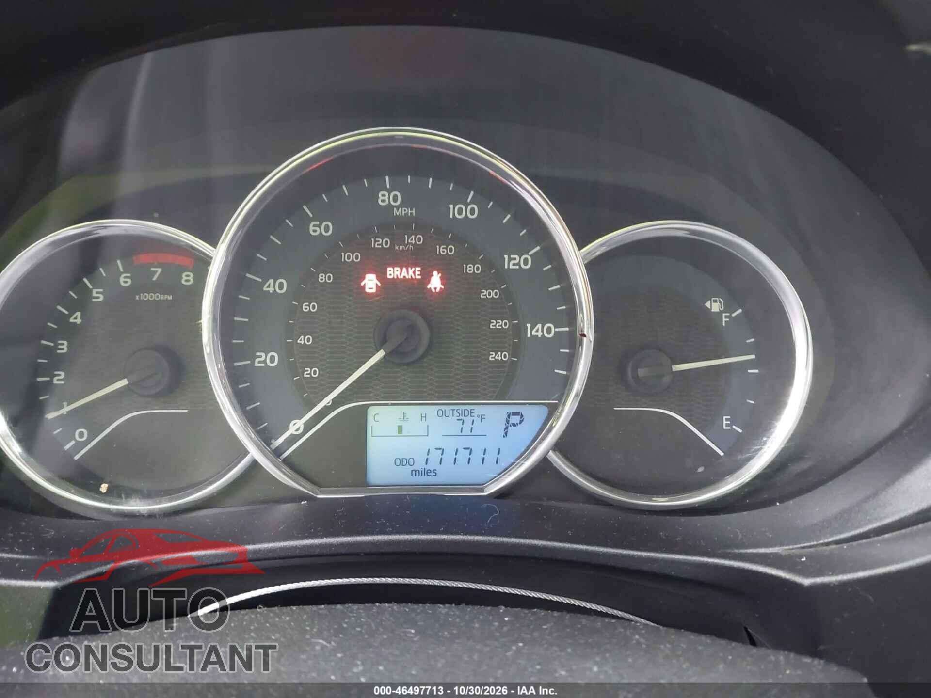 TOYOTA COROLLA 2014 - 5YFBURHE6EP123722
