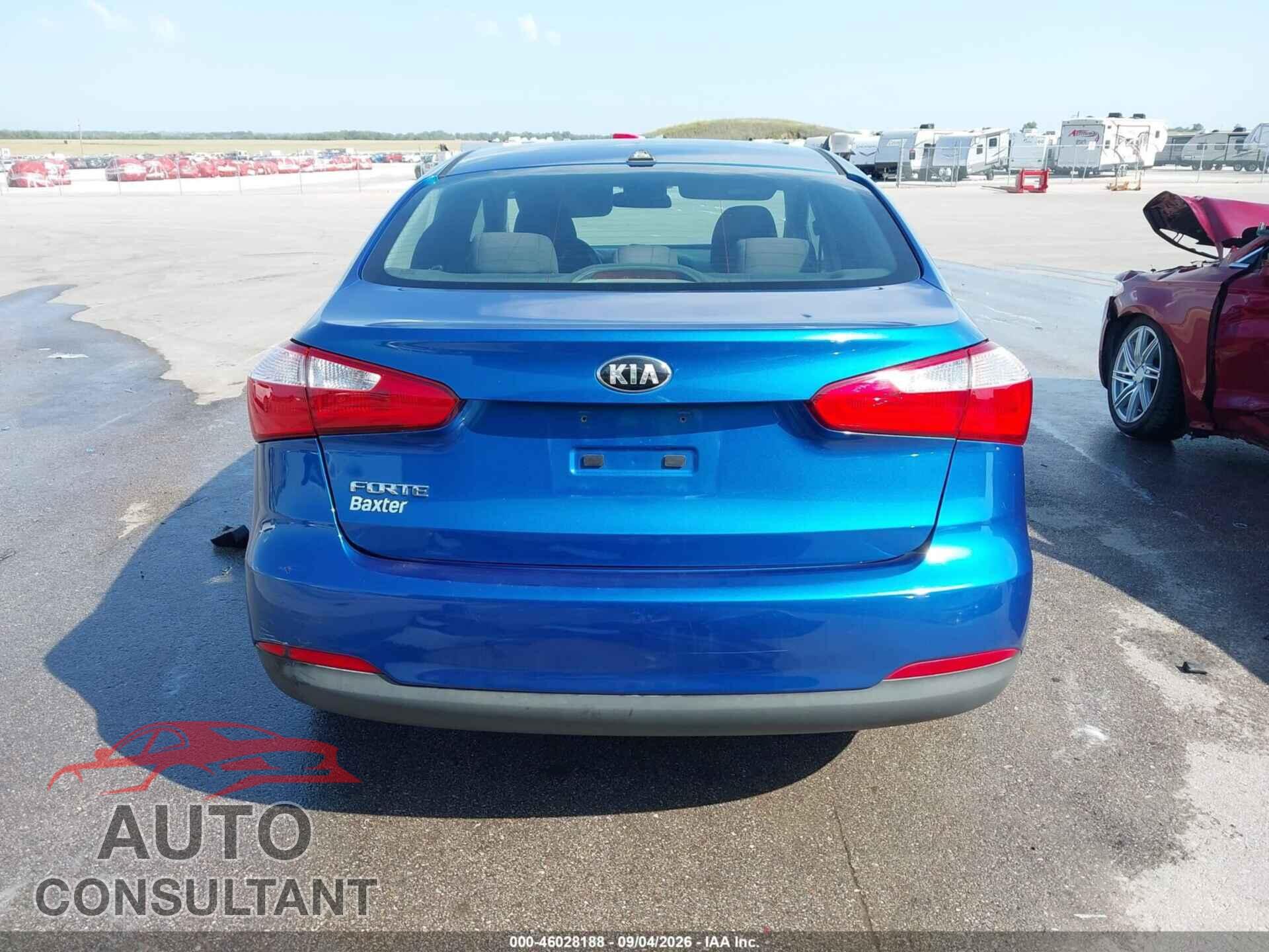 KIA FORTE 2015 - KNAFX4A67F5289466