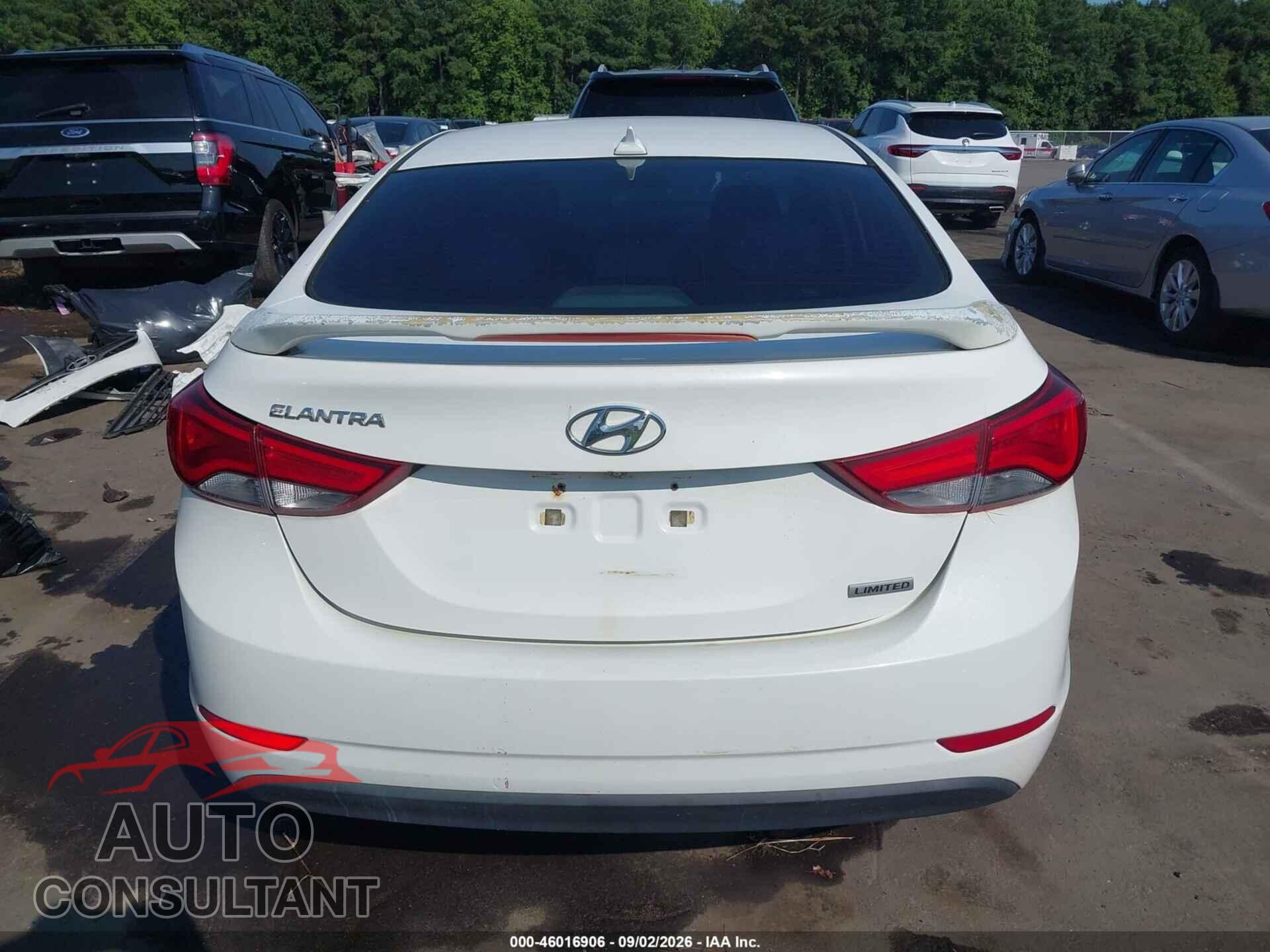 HYUNDAI ELANTRA 2014 - 5NPDH4AE2EH458614