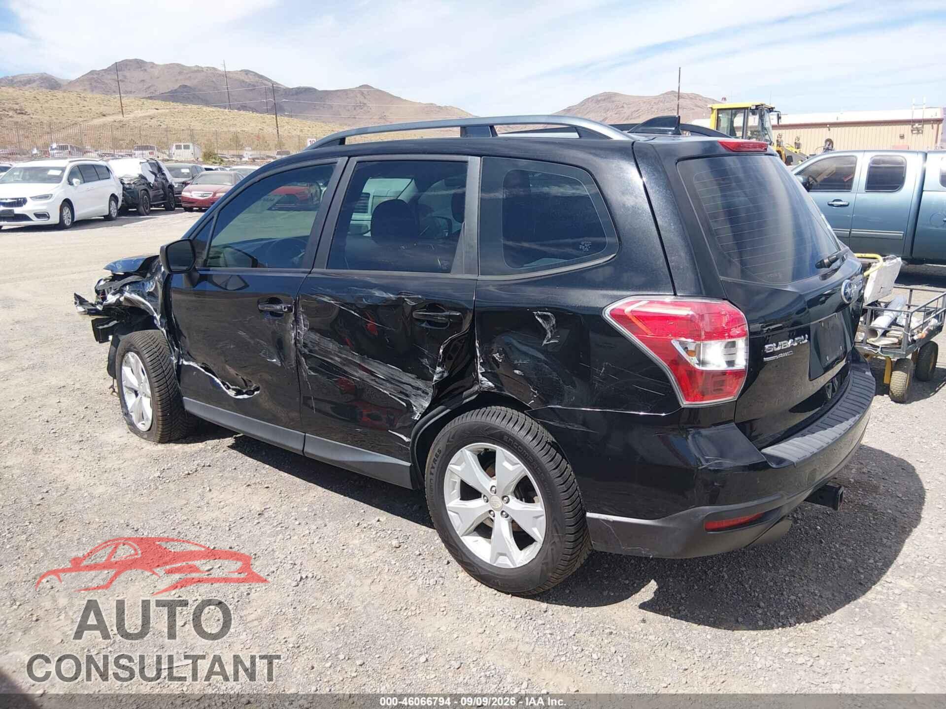 SUBARU FORESTER 2016 - JF2SJABC7GH504576