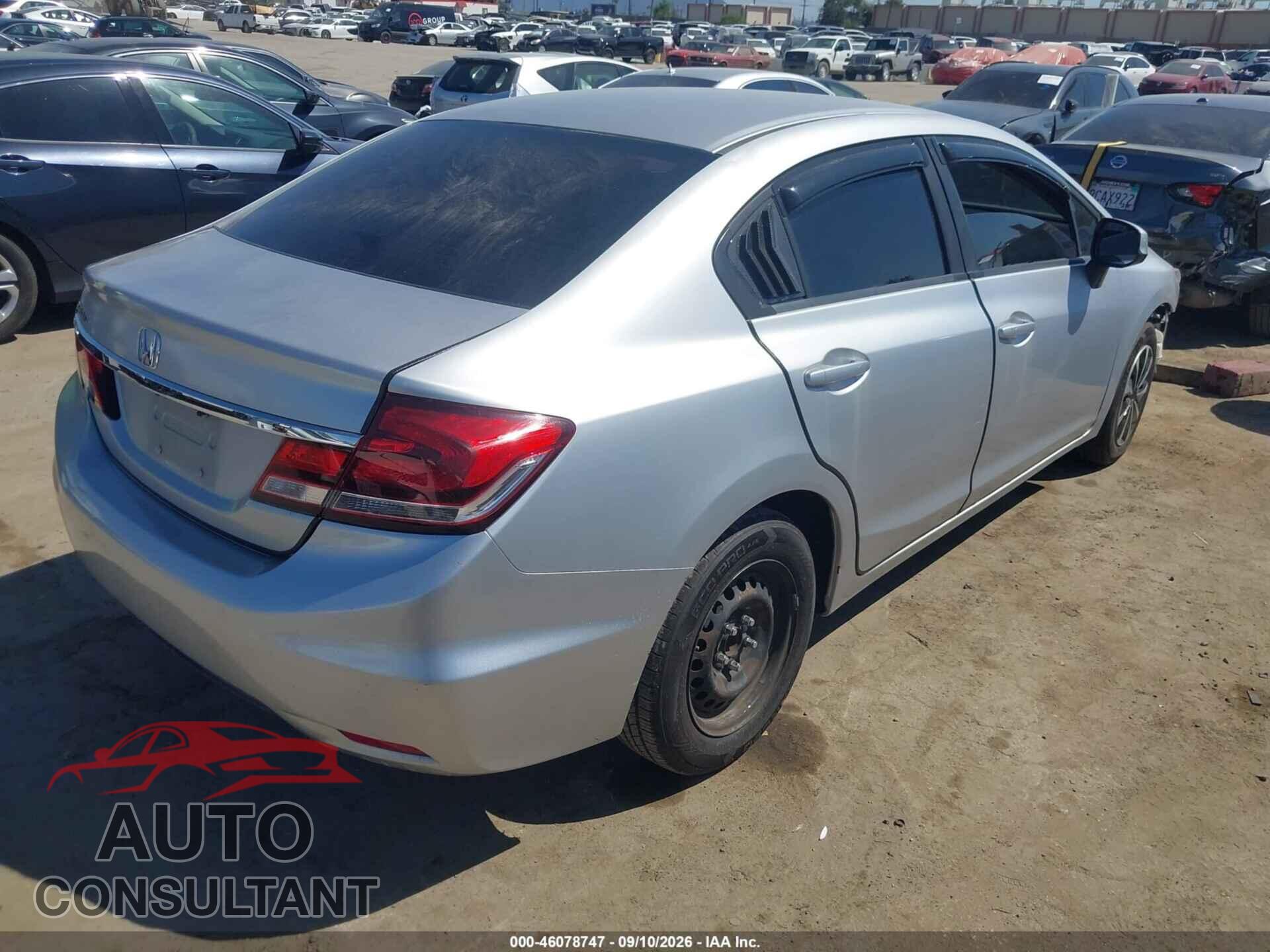 HONDA CIVIC 2013 - 2HGFB2F53DH500563