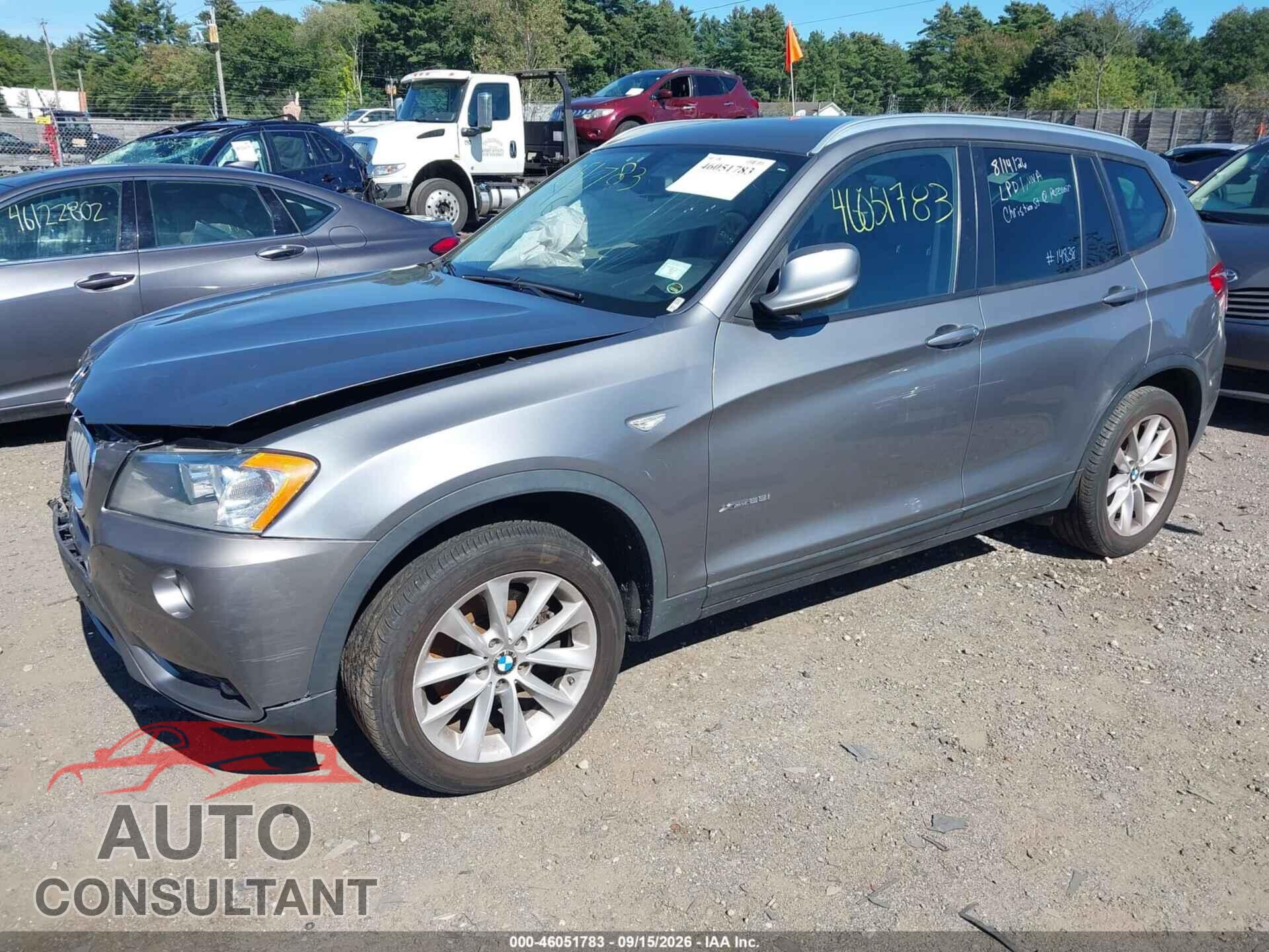 BMW X3 2013 - 5UXWX9C56D0A16356