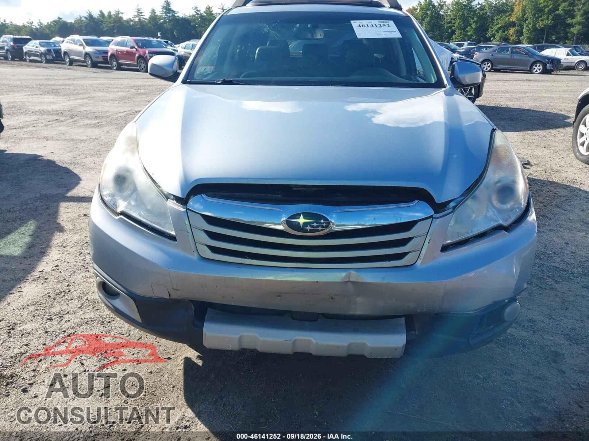 SUBARU OUTBACK 2012 - 4S4BRBKC8C3231244