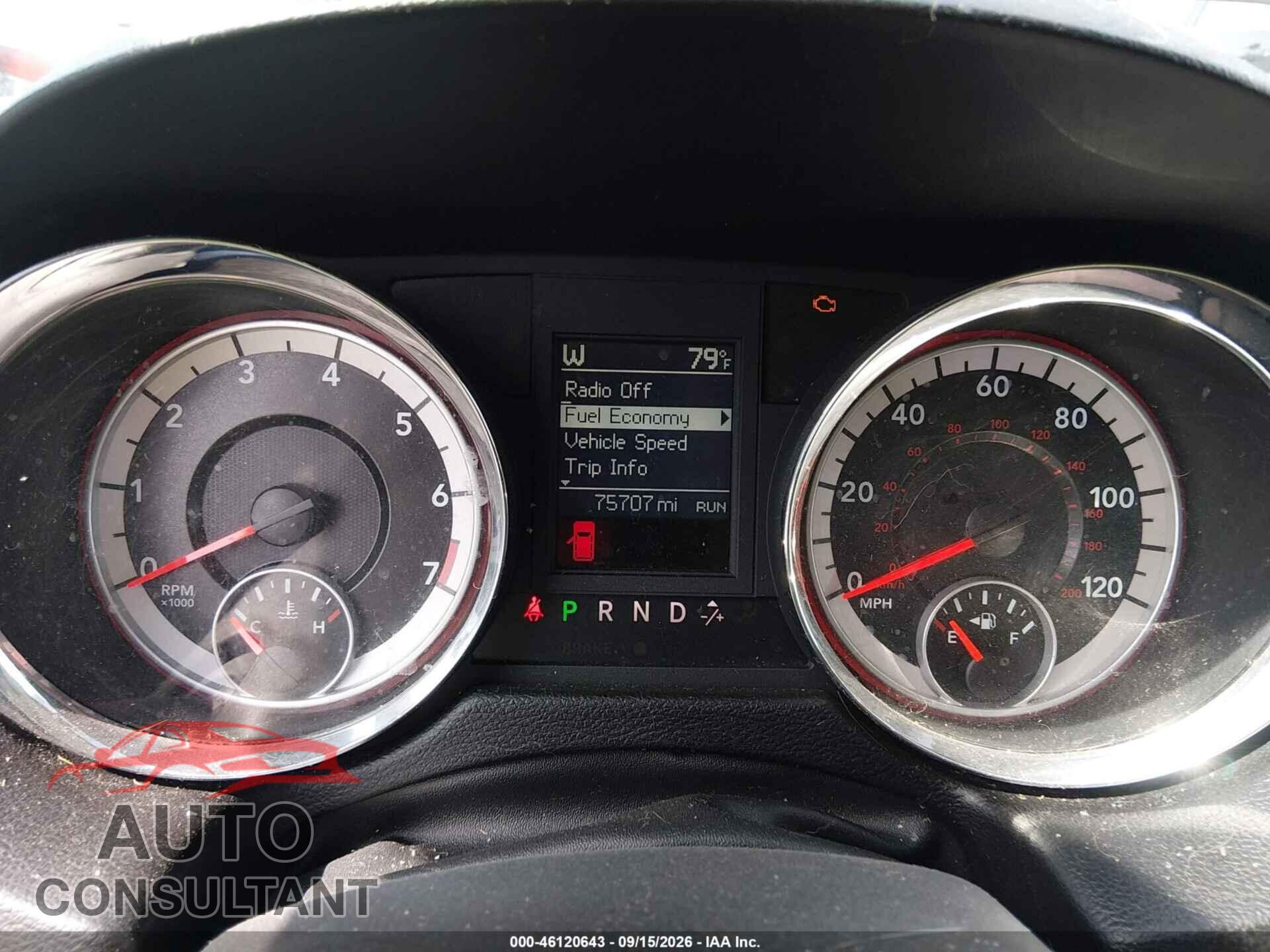 DODGE GRAND CARAVAN 2011 - 2D4RN5DG3BR706968