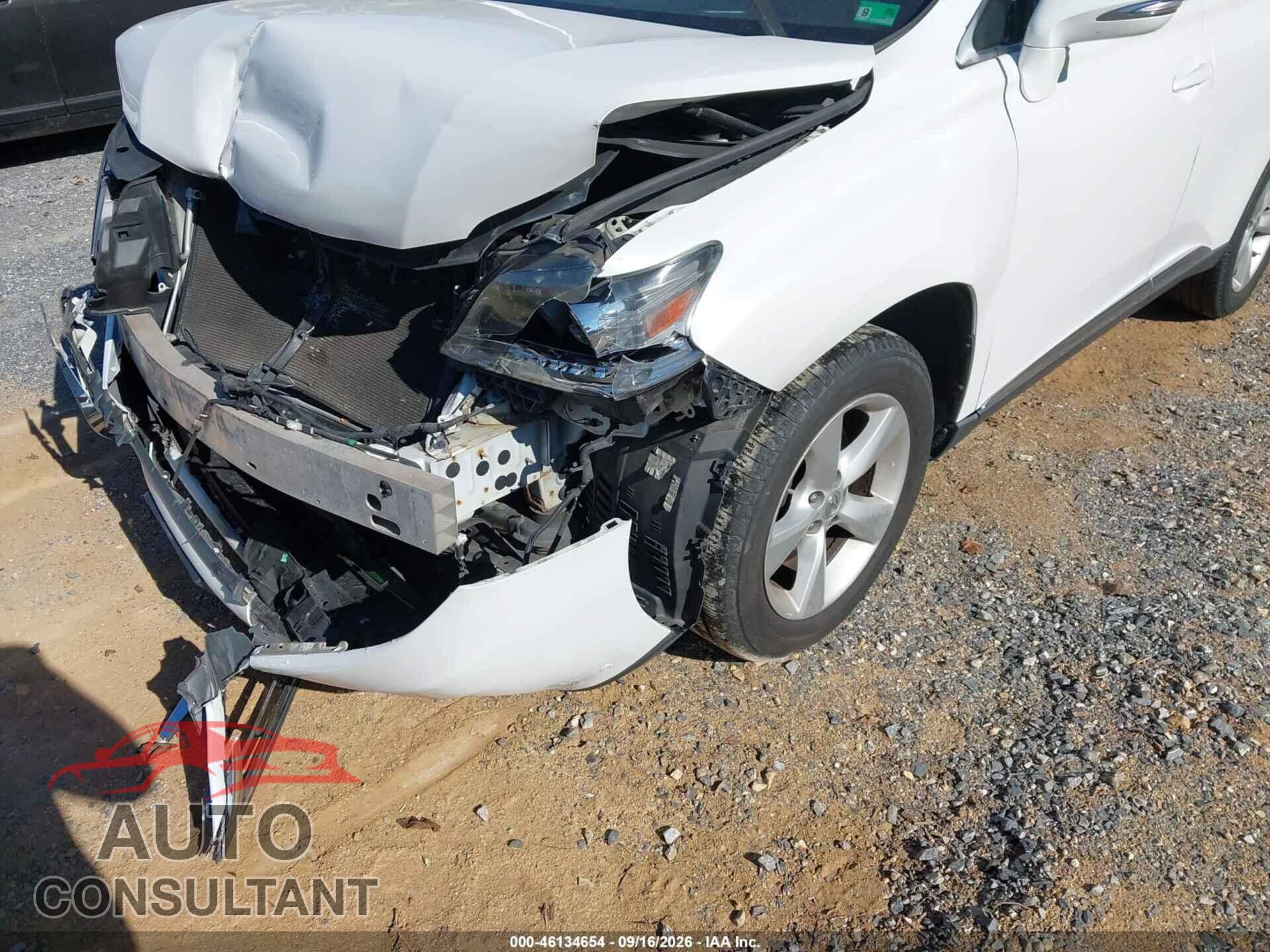 LEXUS RX 350 2013 - 2T2BK1BA6DC223861