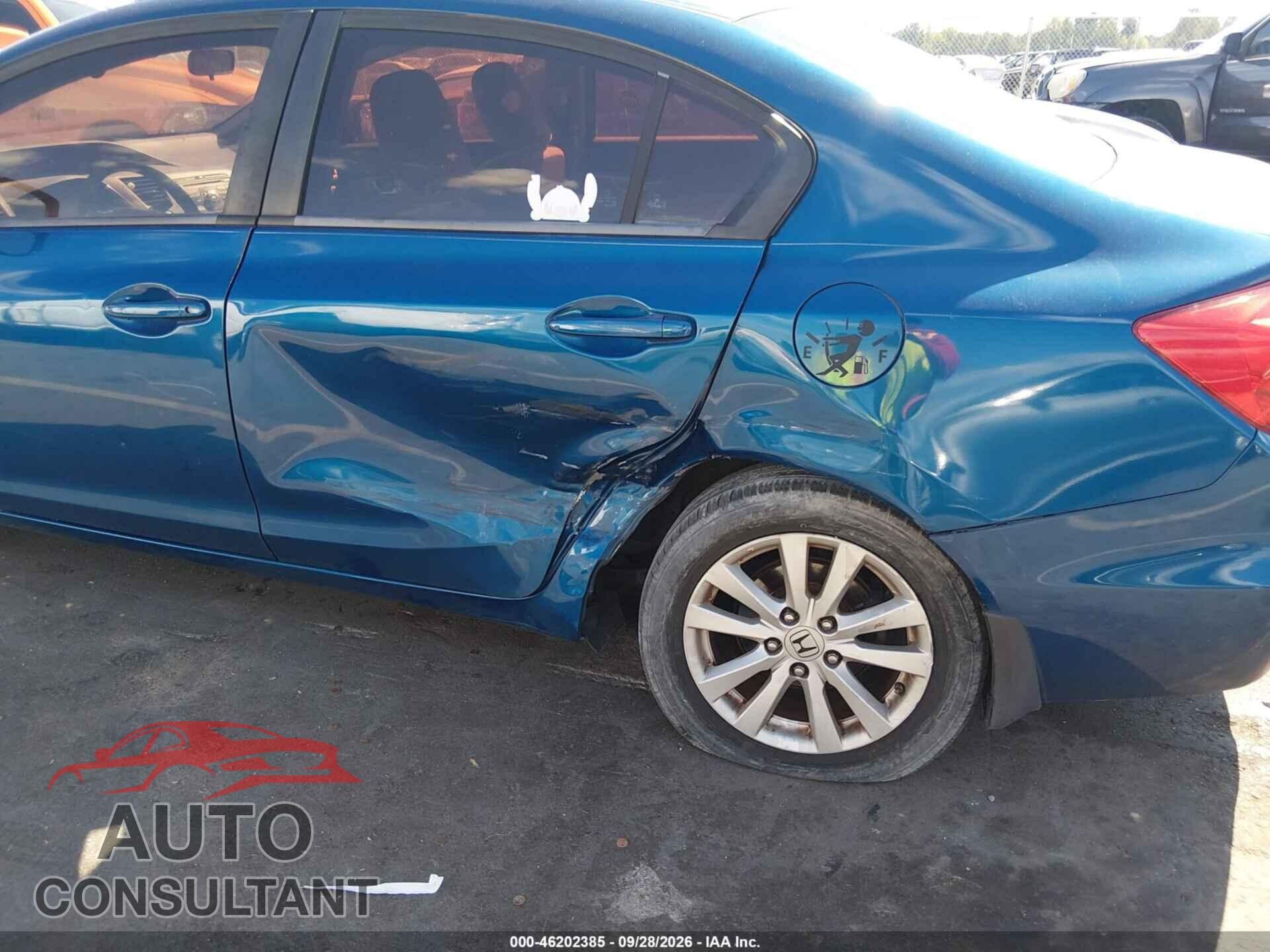 HONDA CIVIC SDN 2012 - 2HGFB2F87CH585481