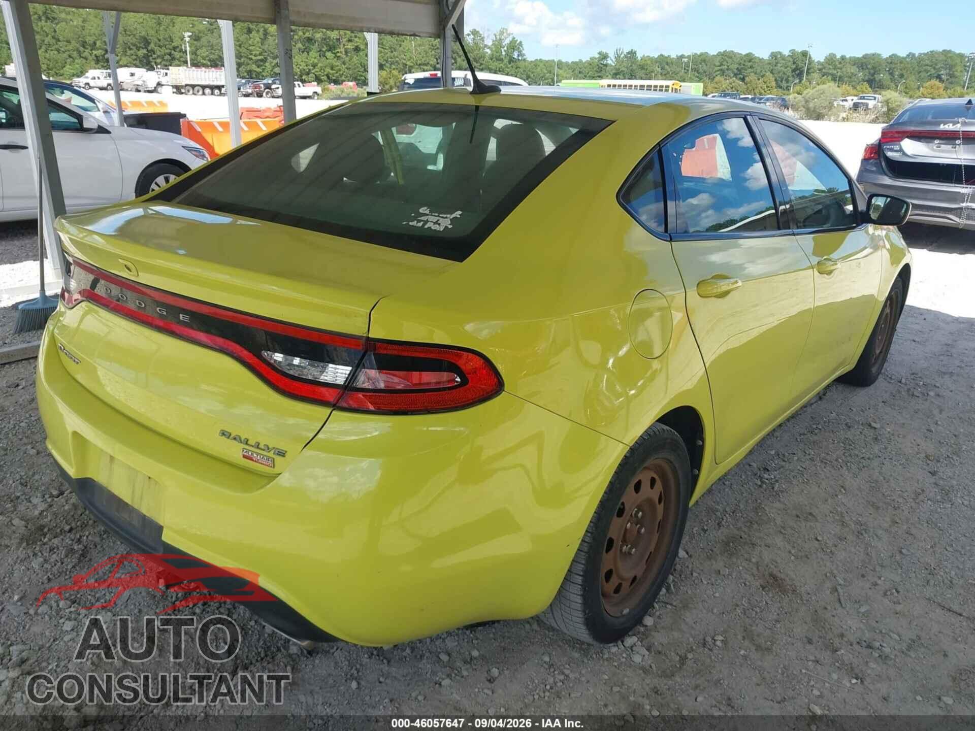 DODGE DART 2013 - 1C3CDFBHXDD106269