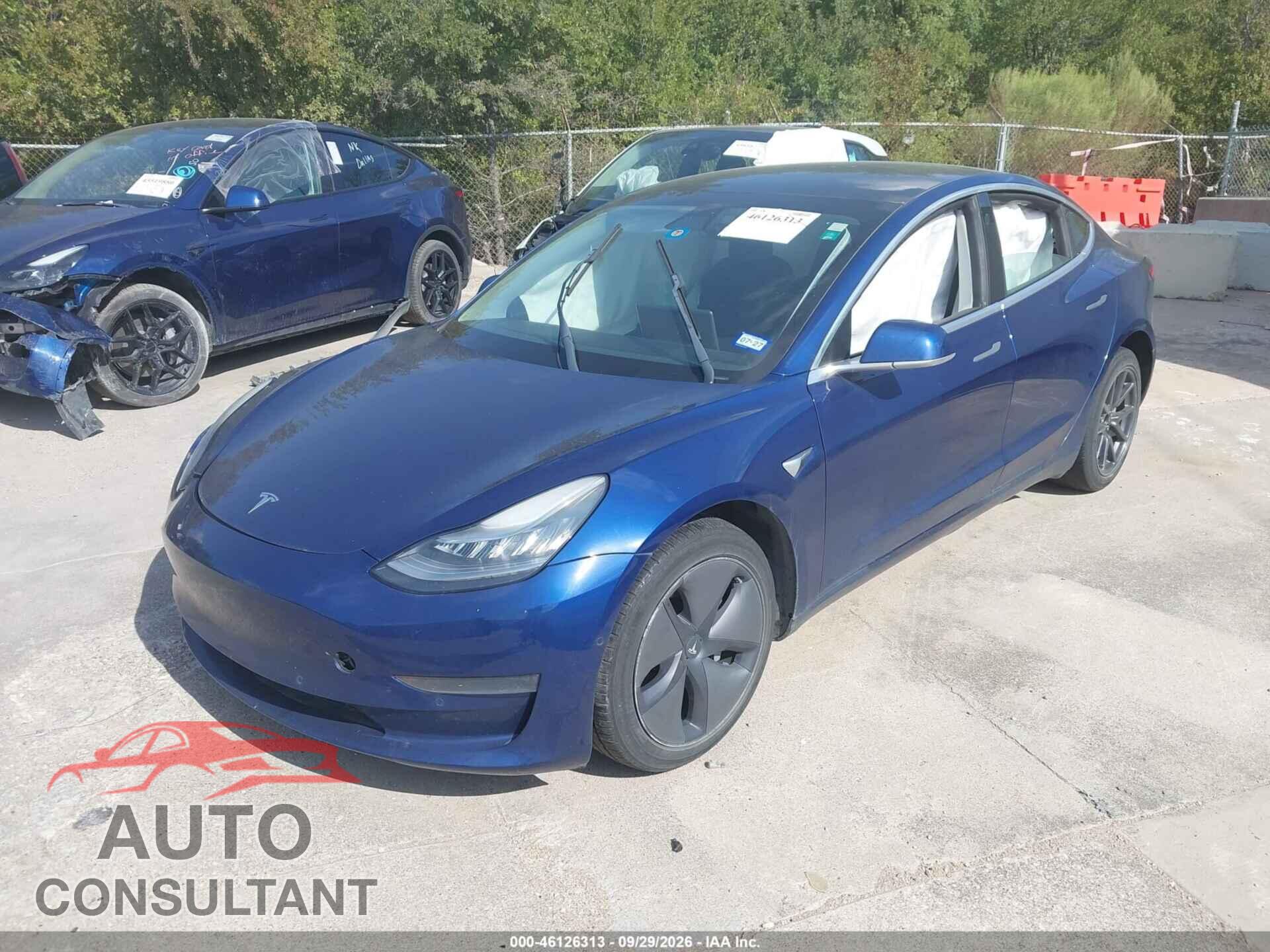TESLA MODEL 3 2020 - 5YJ3E1EA9LF597337