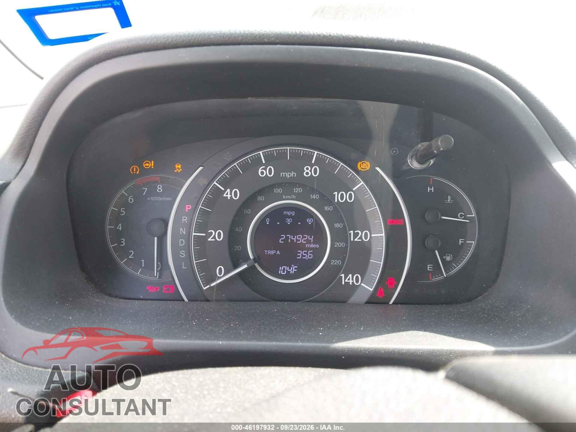 HONDA CR-V 2015 - 2HKRM4H72FH651677