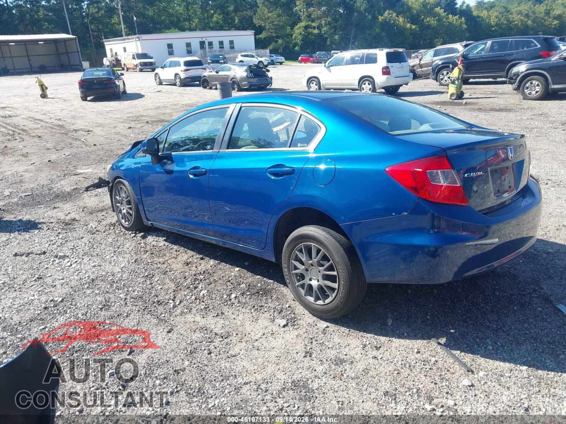 HONDA CIVIC 2012 - 19XFB2F58CE321606