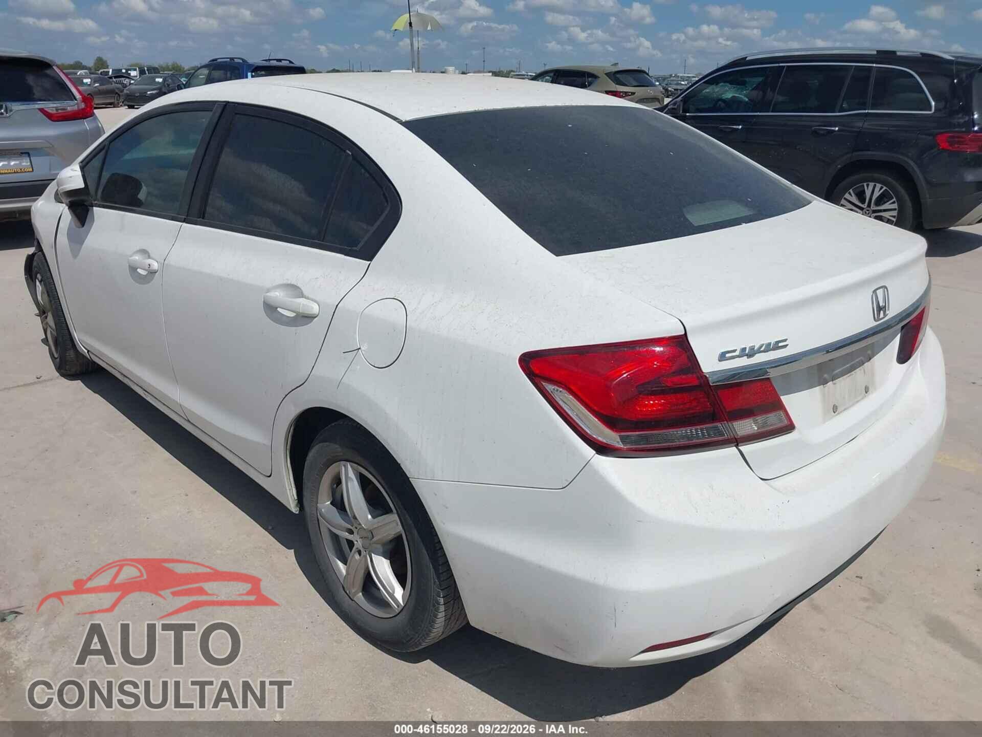 HONDA CIVIC 2014 - 19XFB2F55EE269239