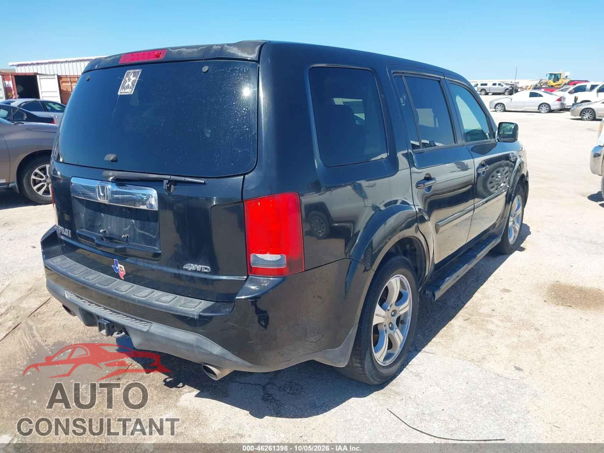 HONDA PILOT 2012 - 5FNYF4H56CB028464