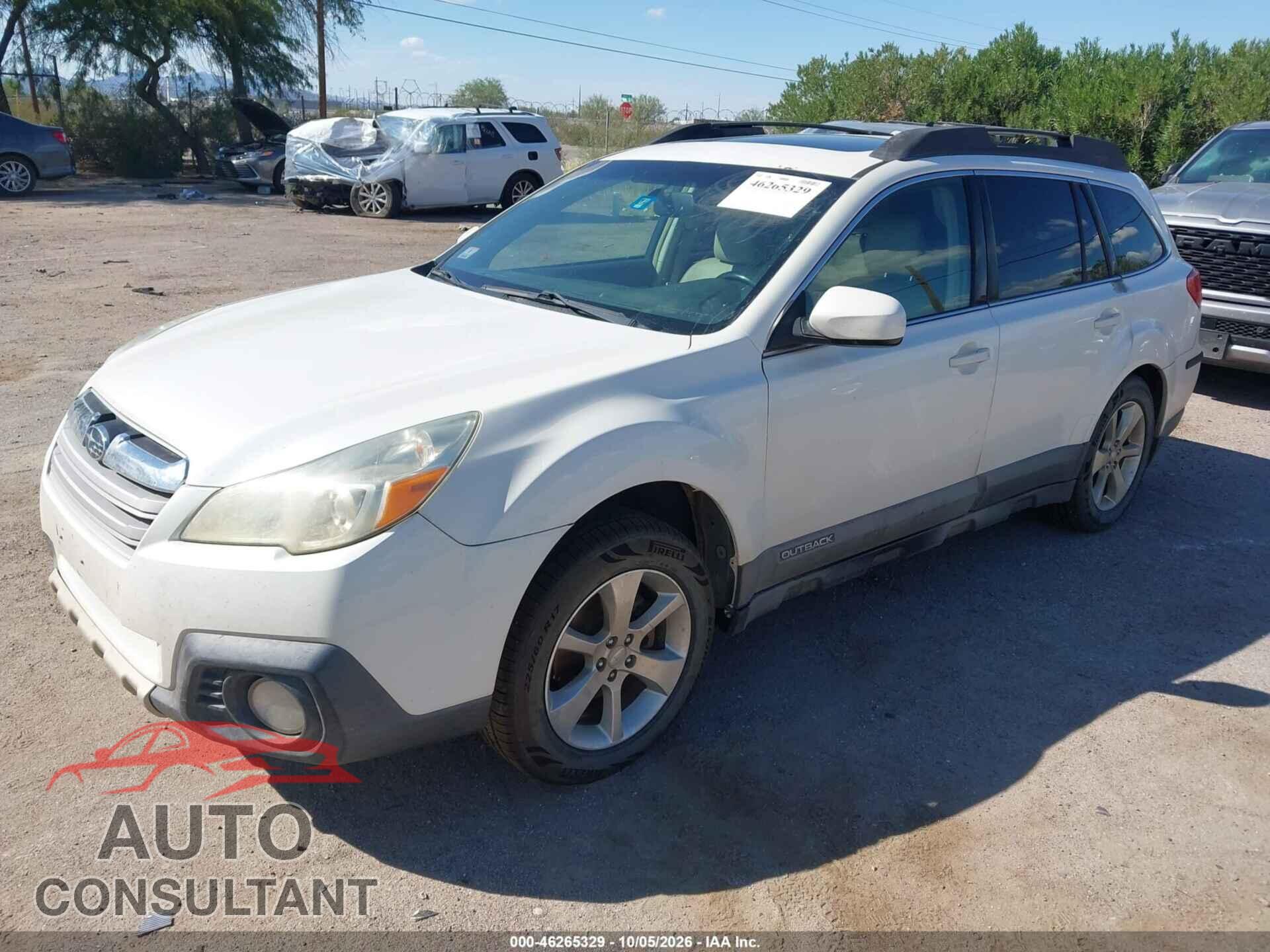 SUBARU OUTBACK 2013 - 4S4BRBKCXD3287719