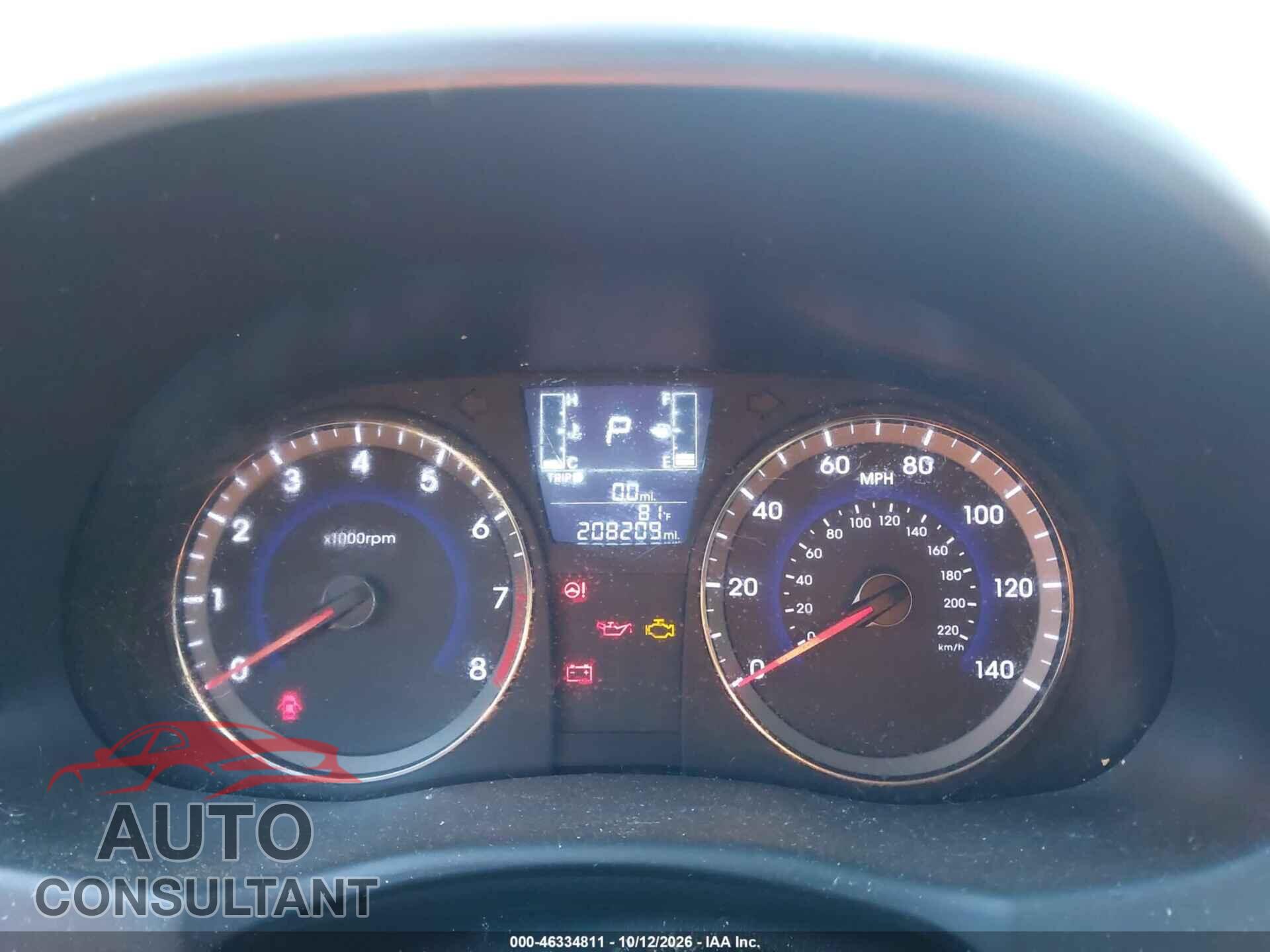 HYUNDAI ACCENT 2015 - KMHCT5AE1FU215783