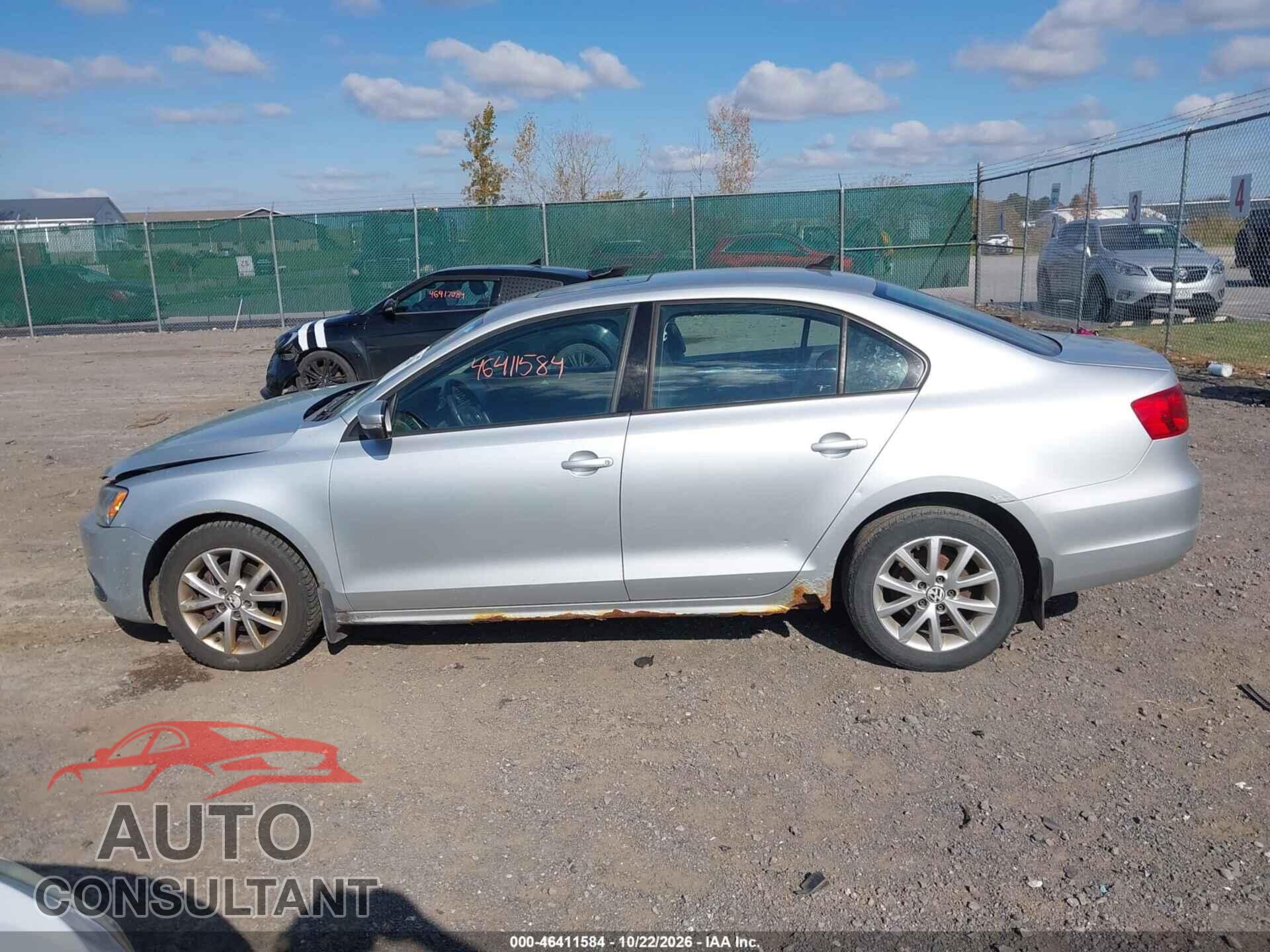 VOLKSWAGEN JETTA 2012 - 3VWBP7AJ2CM306880