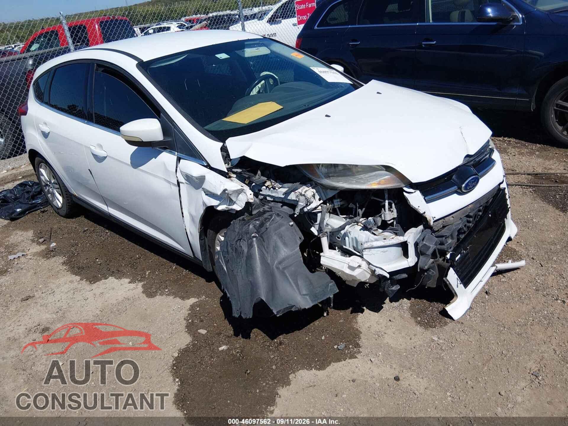 FORD FOCUS 2012 - 1FAHP3M20CL303140