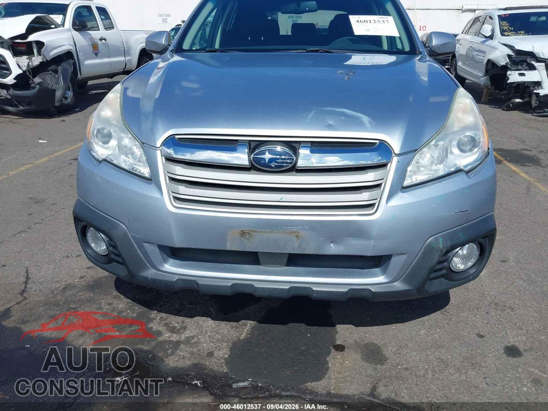 SUBARU OUTBACK 2014 - 4S4BRBCCXE3251688