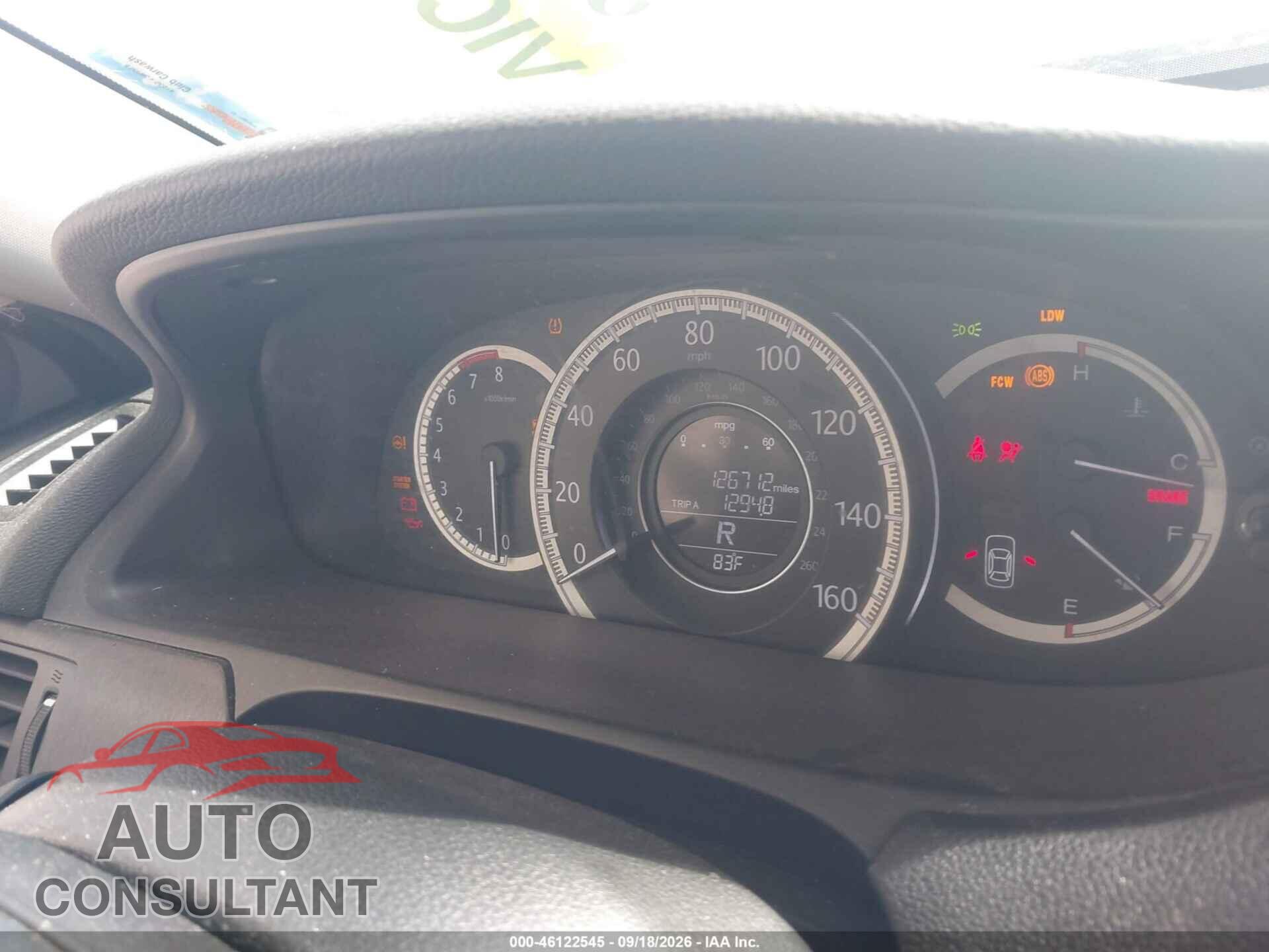 HONDA ACCORD 2013 - 1HGCR2F80DA180139
