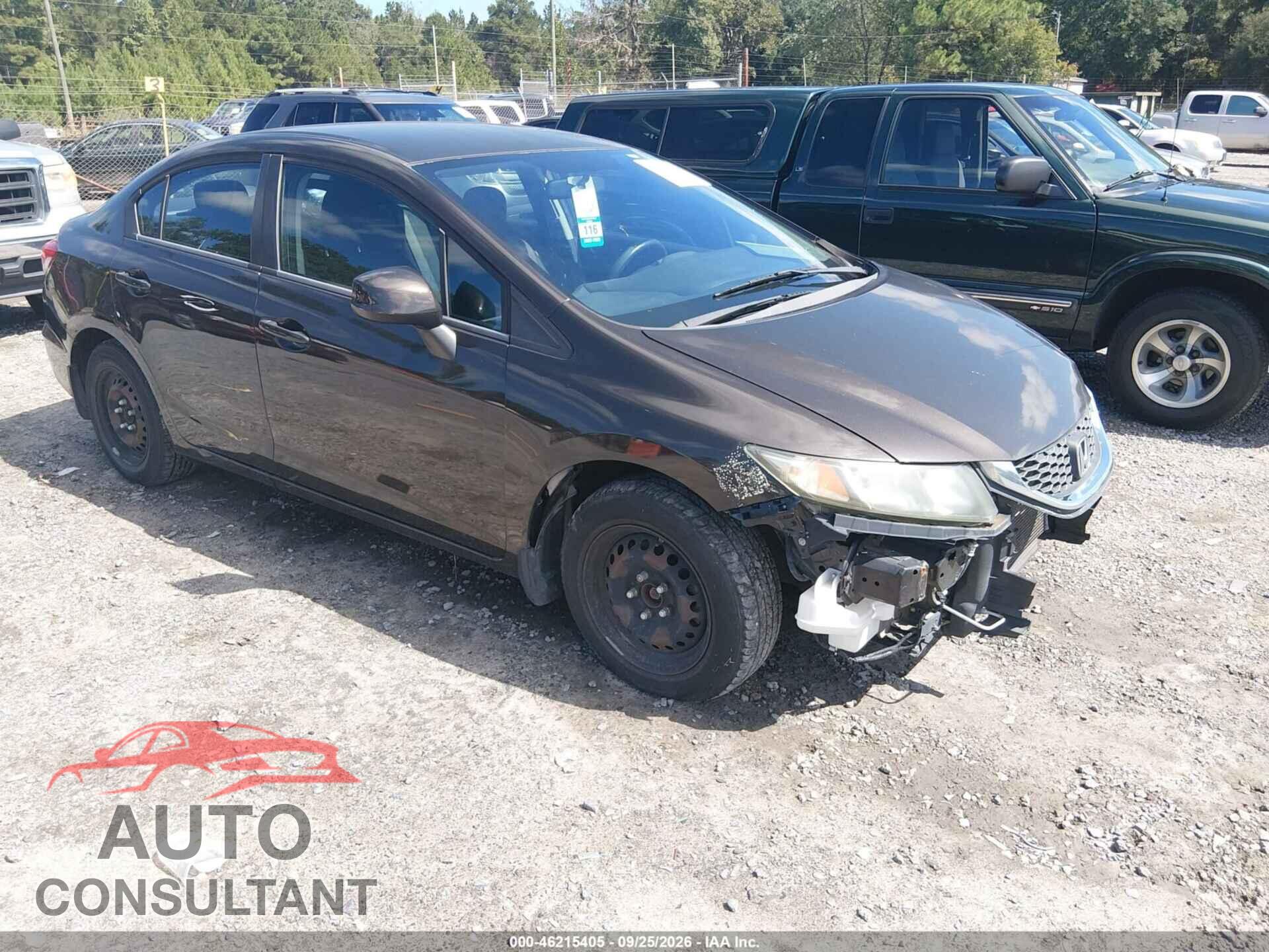 HONDA CIVIC 2013 - 2HGFB2F55DH576771