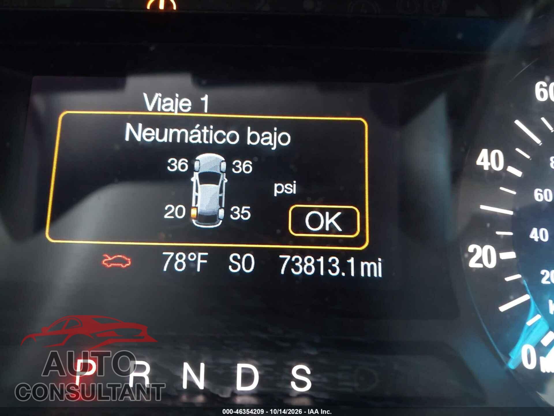 FORD EDGE 2016 - 2FMPK3G96GBC52791