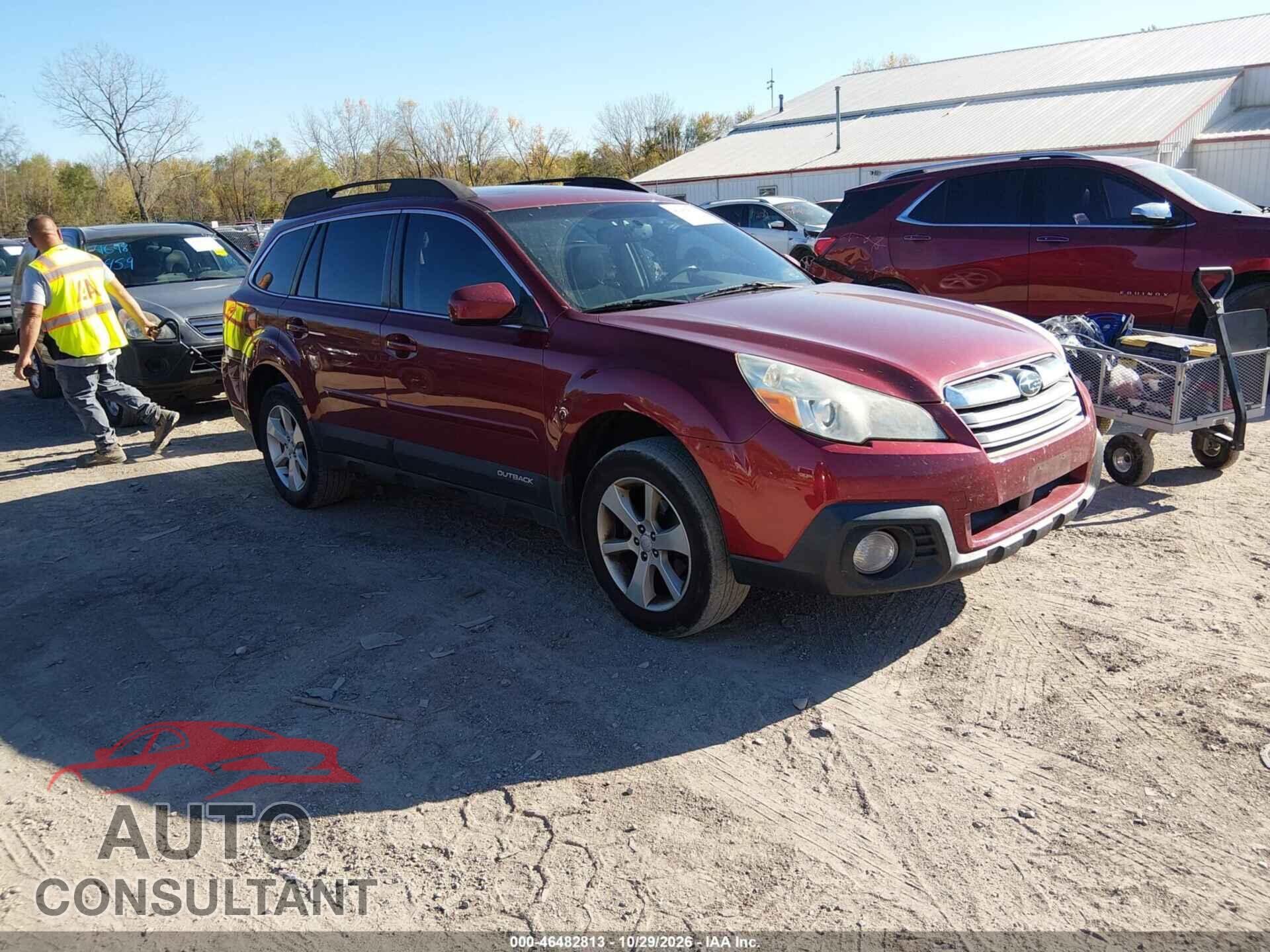 SUBARU OUTBACK 2013 - 4S4BRCGC6D3222168