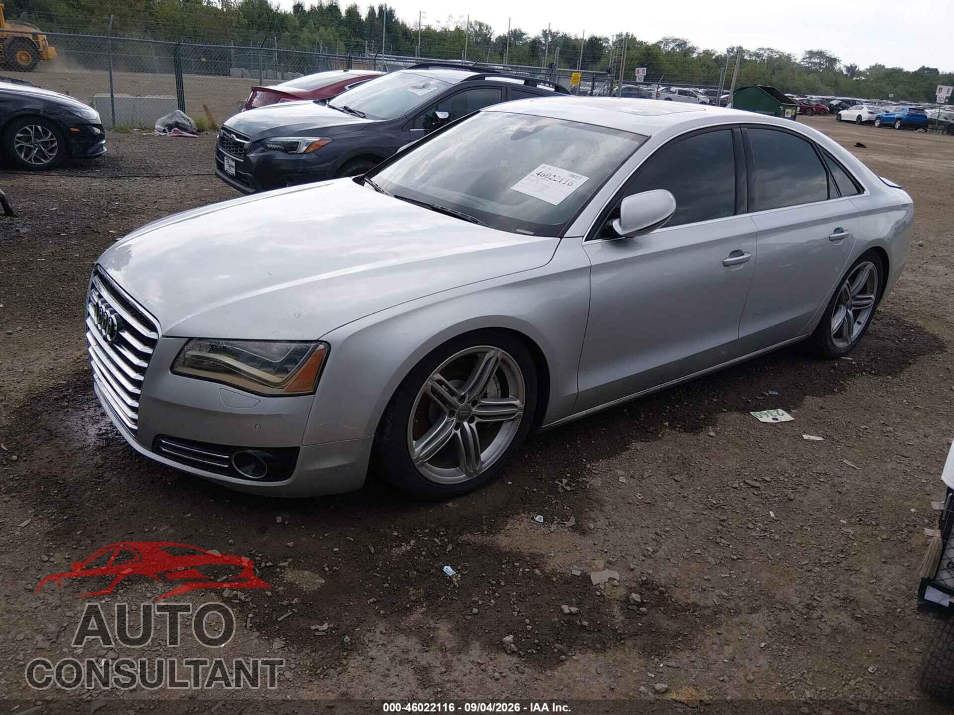 AUDI A8 2013 - WAUA2AFD7DN020749