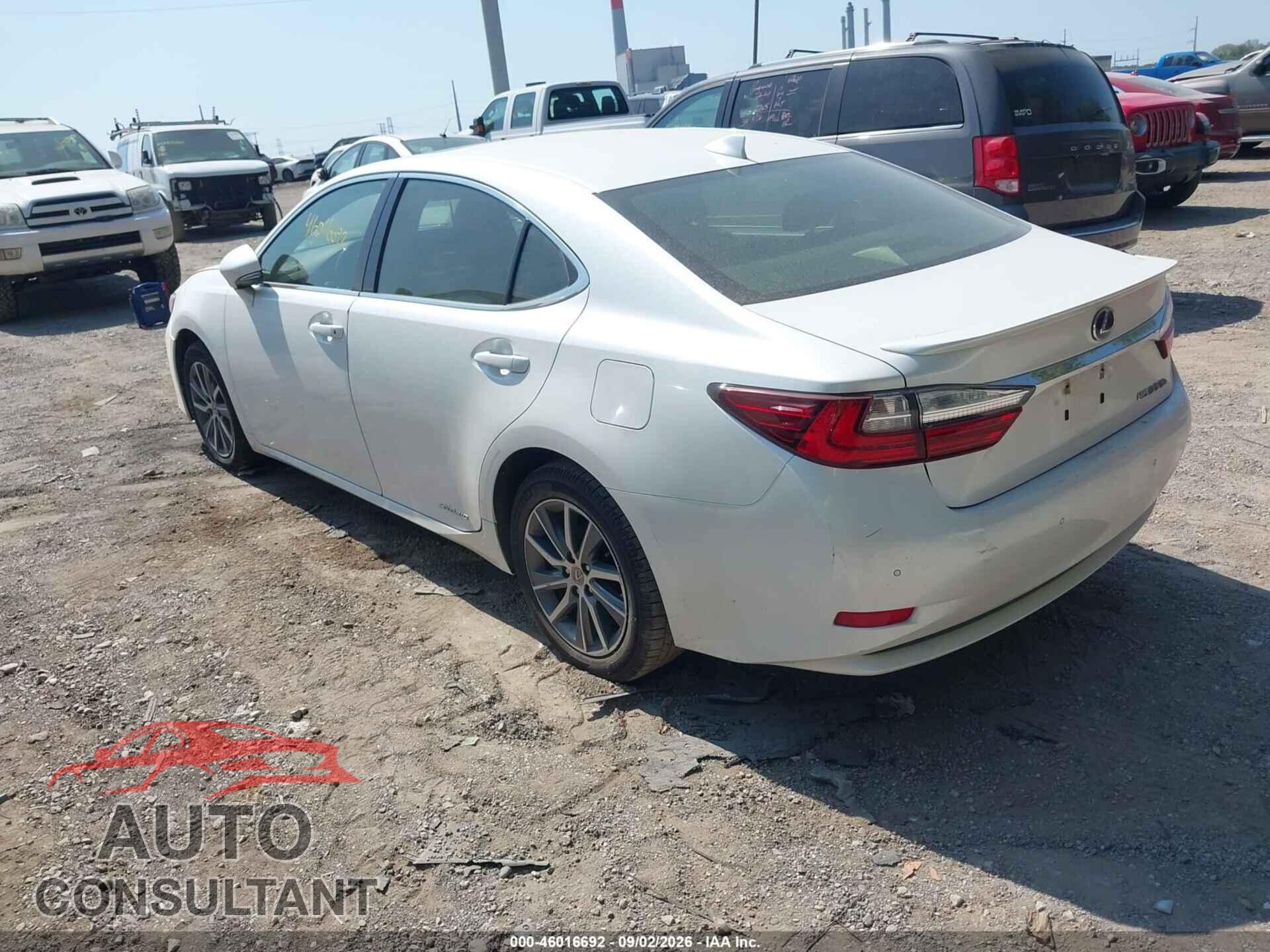 LEXUS ES 300H 2017 - JTHBW1GG5H2149356