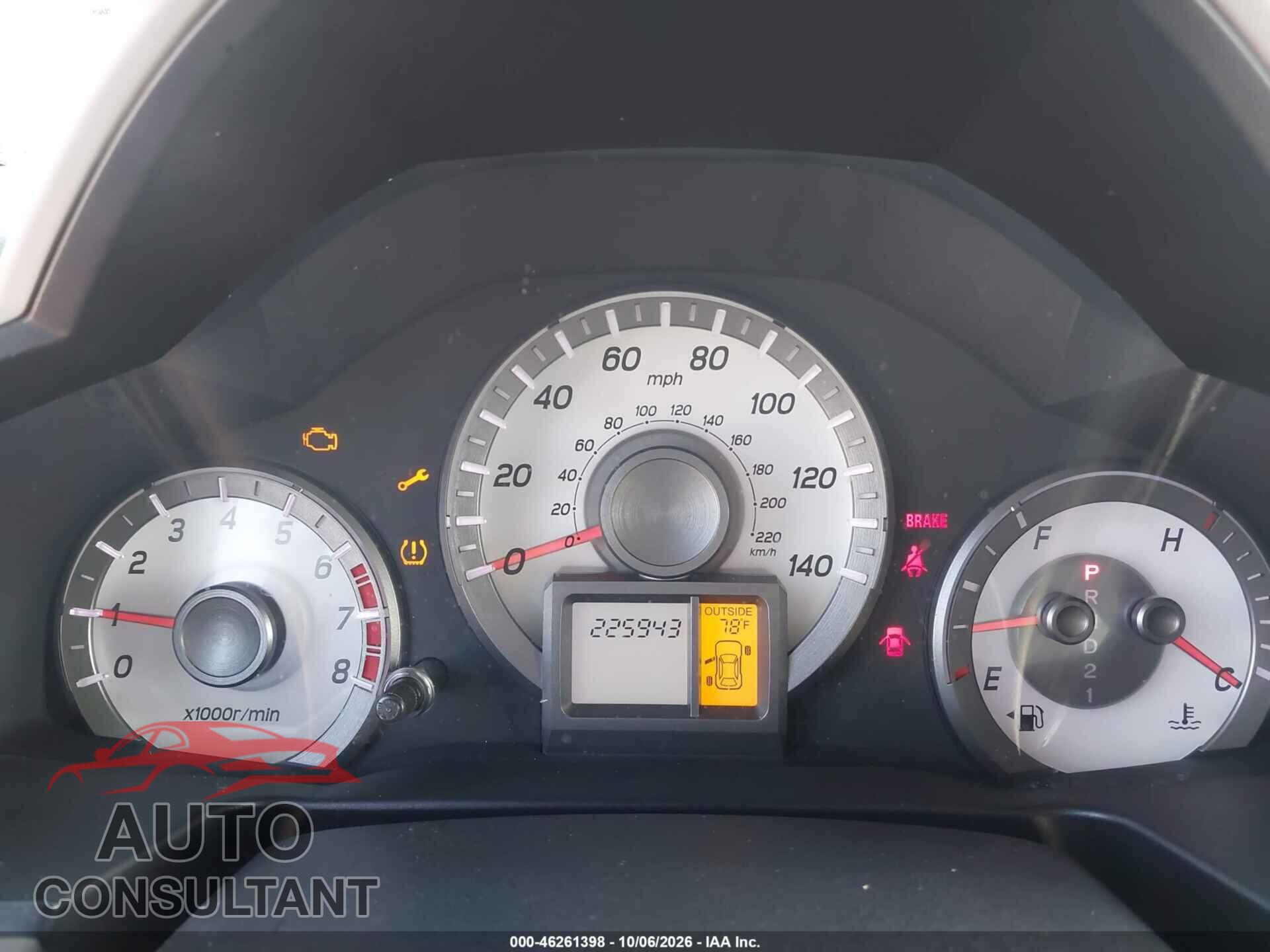 HONDA PILOT 2012 - 5FNYF4H56CB028464