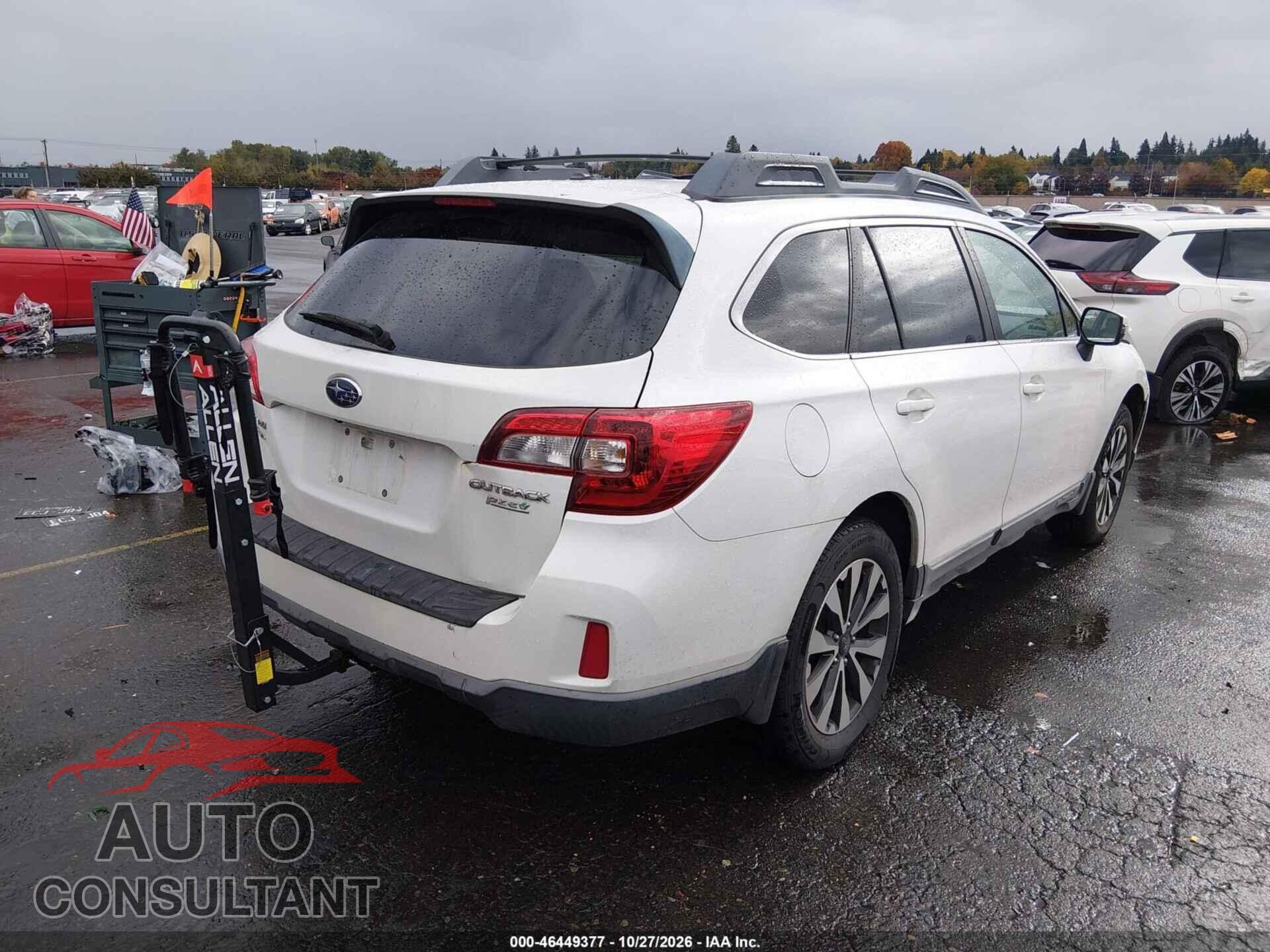 SUBARU OUTBACK 2015 - 4S4BSAJC2F3329738