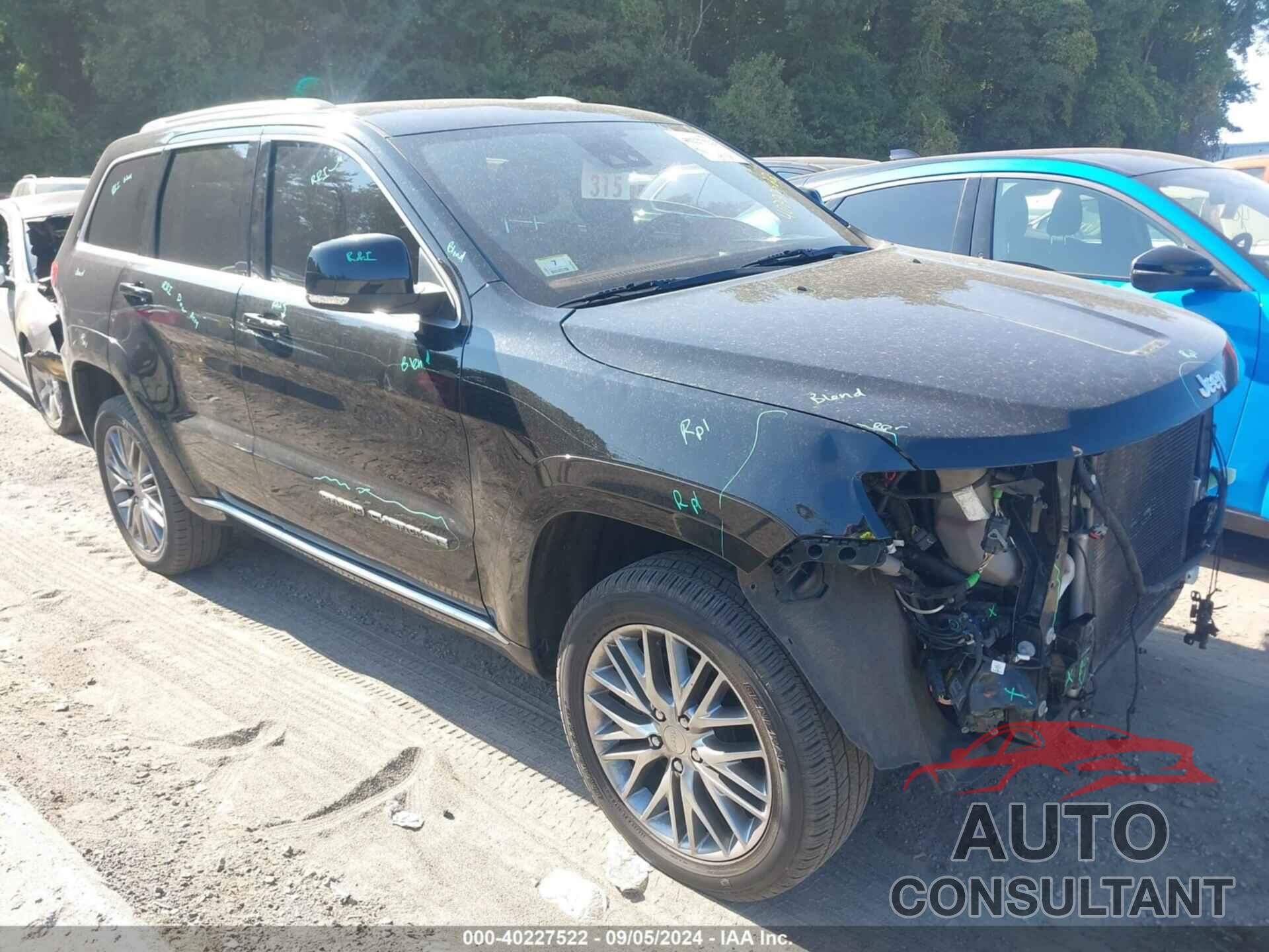 JEEP GRAND CHEROKEE 2018 - 1C4RJFJTXJC424950