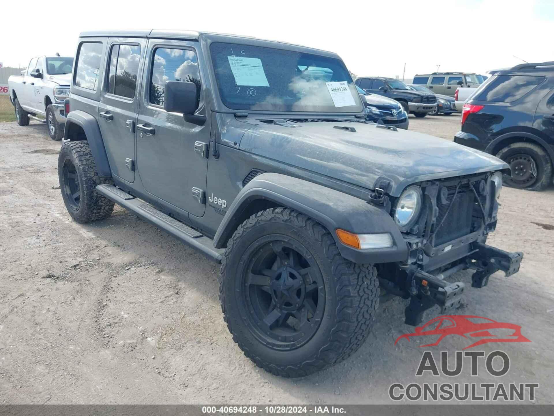 JEEP WRANGLER UNLIMITED 2019 - 1C4HJXDG3KW565617
