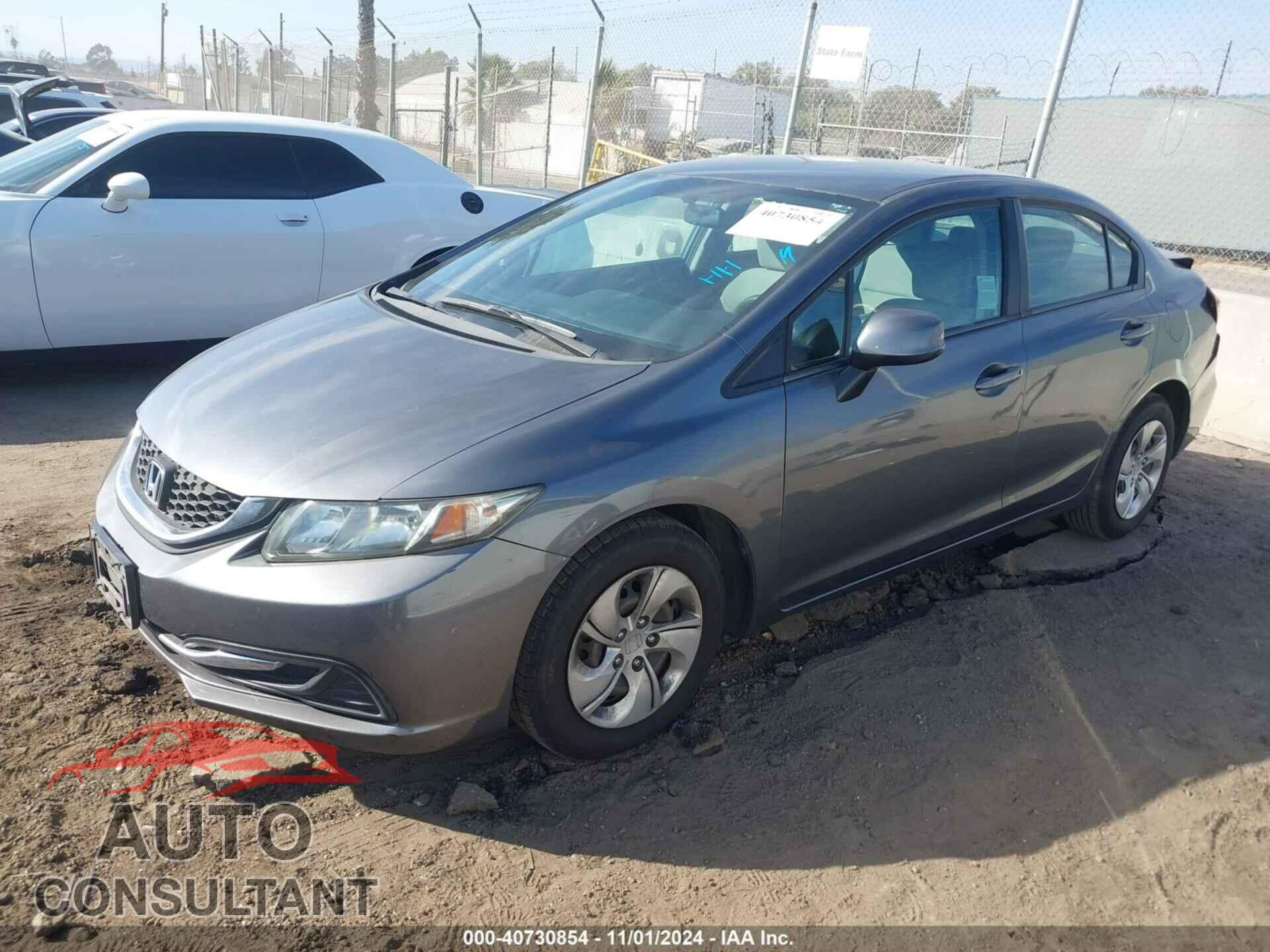 HONDA CIVIC 2013 - 19XFB2F52DE233376