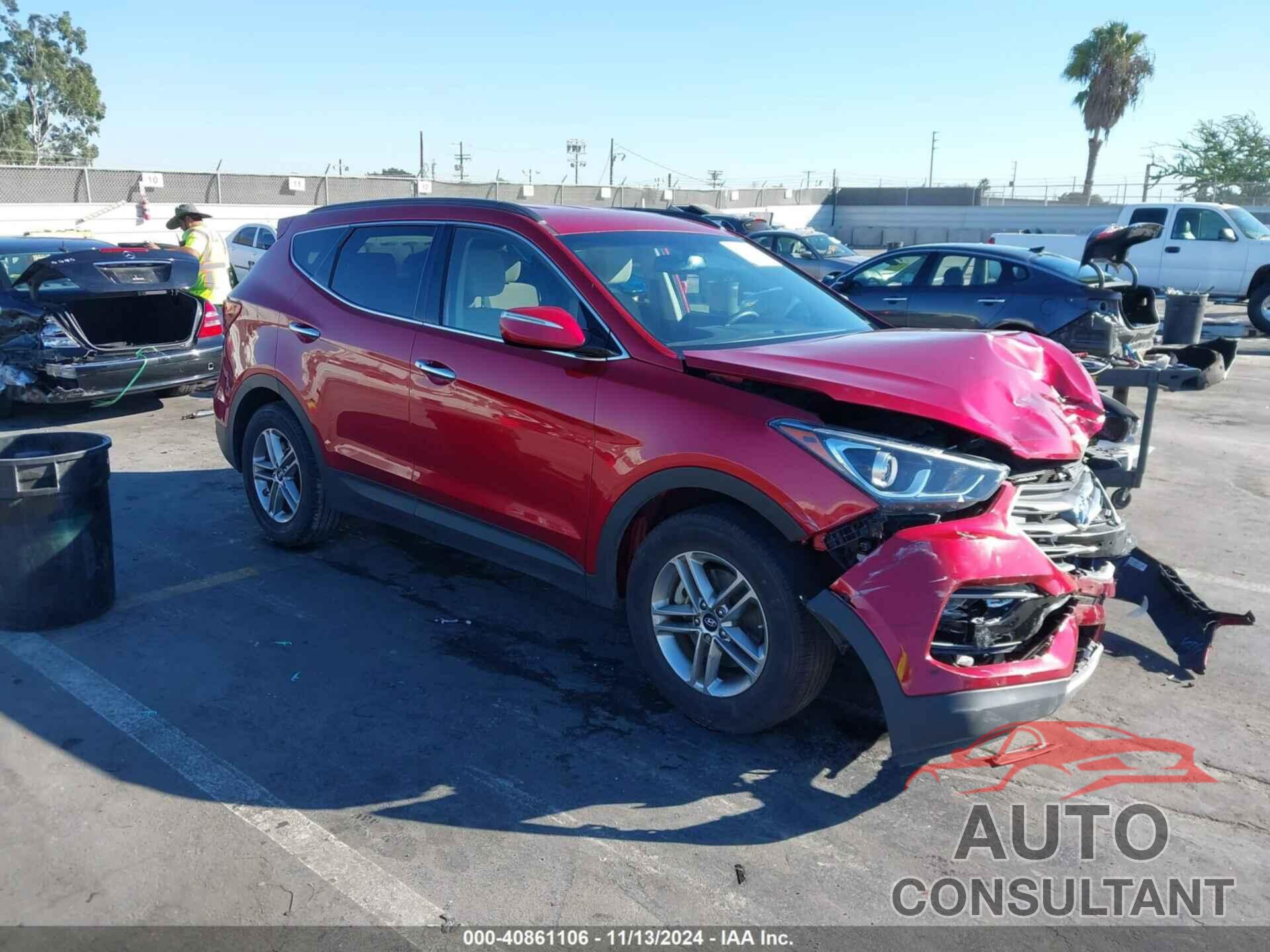 HYUNDAI SANTA FE SPORT 2018 - 5XYZU3LB0JG507003