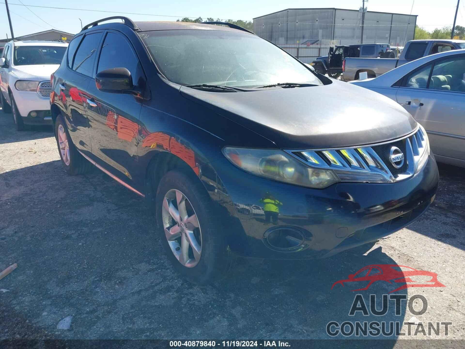 NISSAN MURANO 2009 - JN8AZ18U69W006102