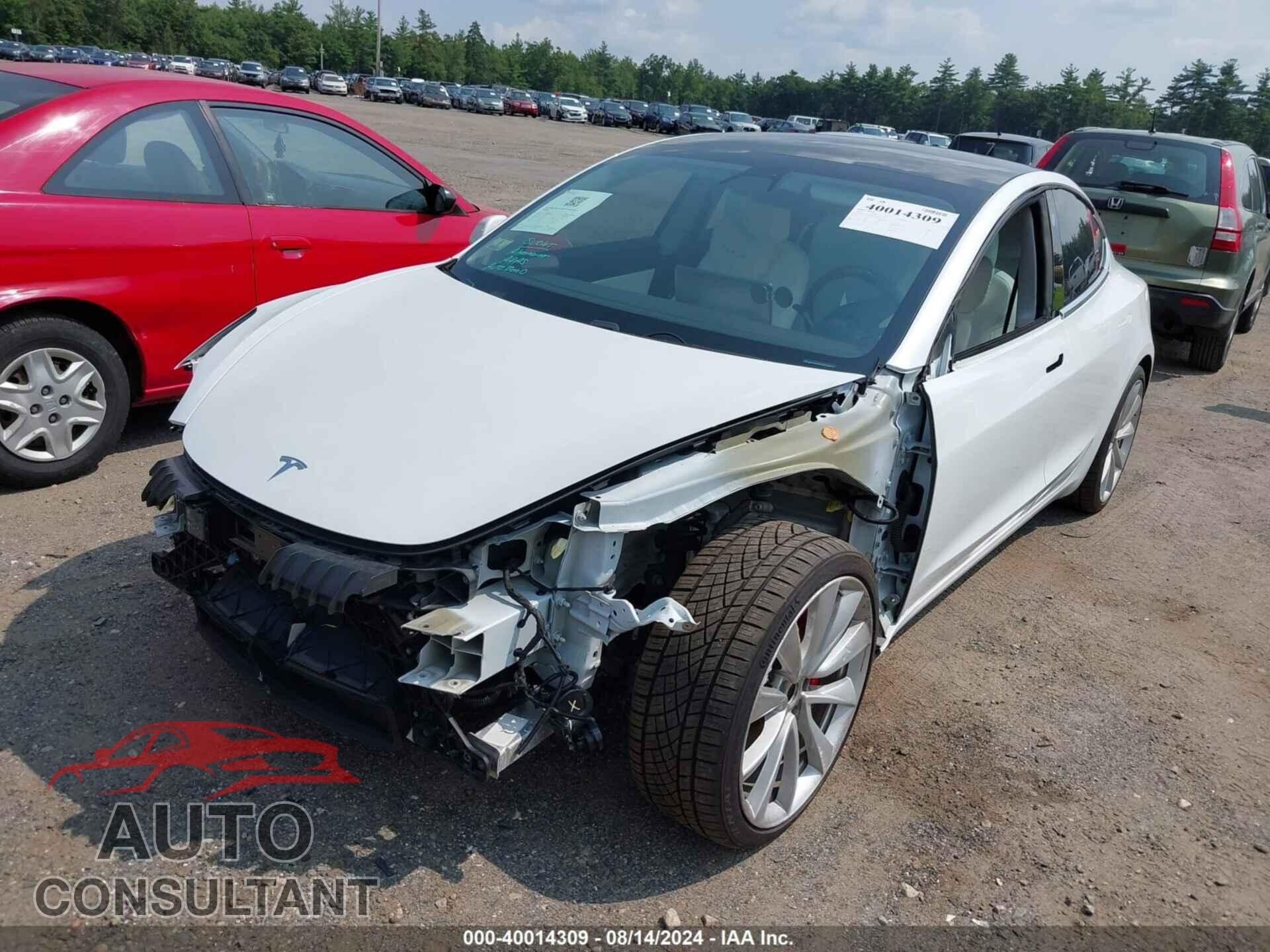 TESLA MODEL 3 2019 - 5YJ3E1EB5KF514509