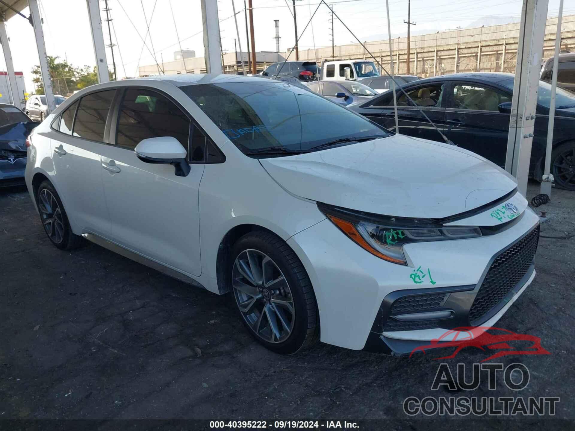 TOYOTA COROLLA 2020 - JTDS4RCE4LJ052416