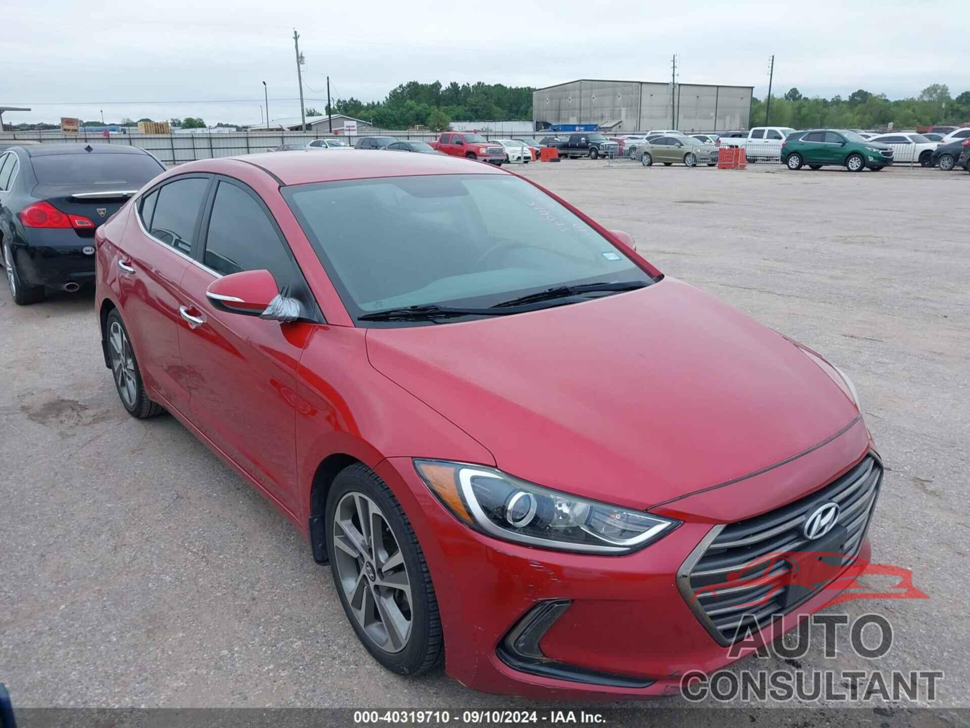 HYUNDAI ELANTRA 2017 - 5NPD84LF6HH183887