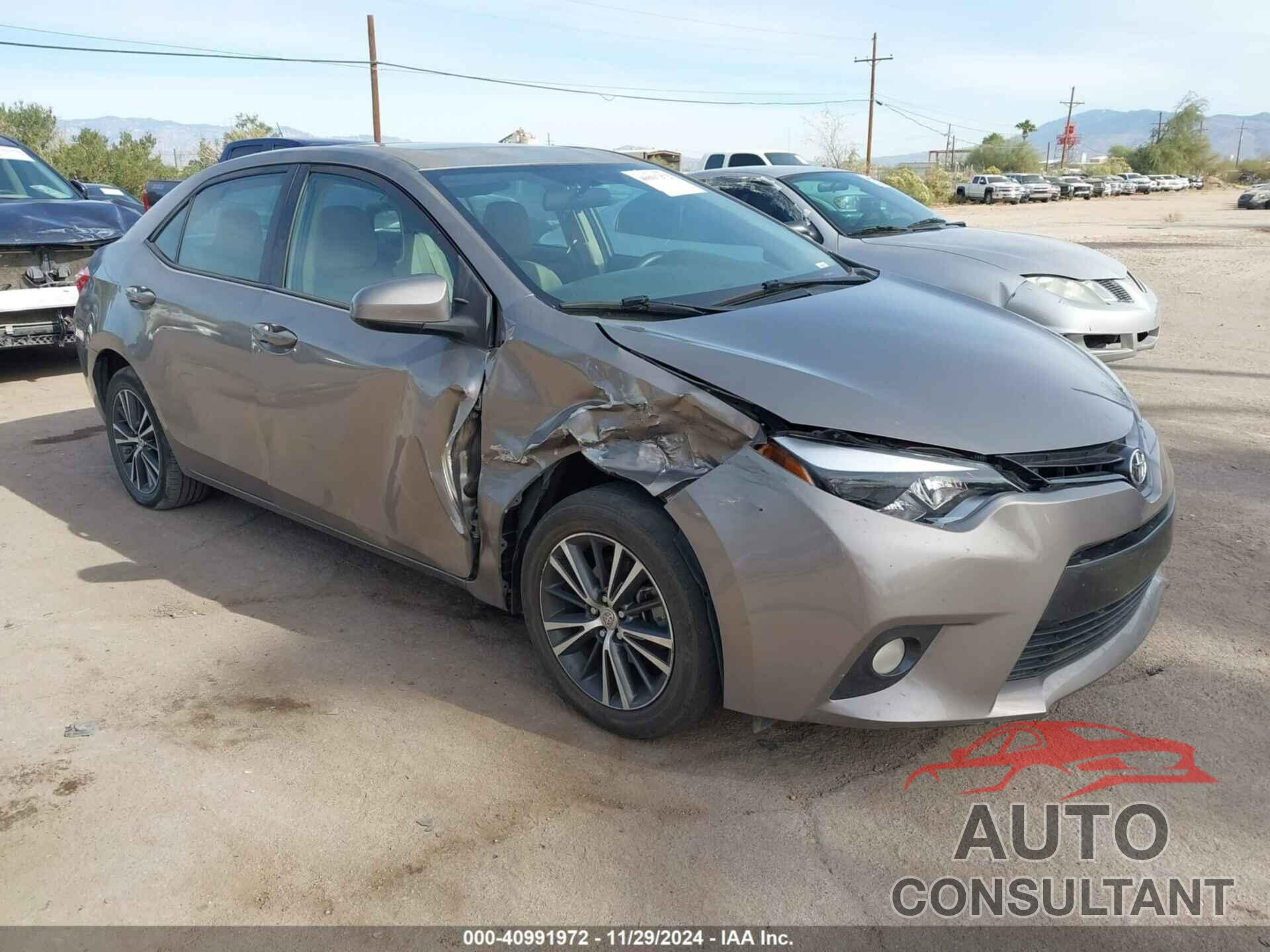 TOYOTA COROLLA 2016 - 5YFBURHE9GP388573