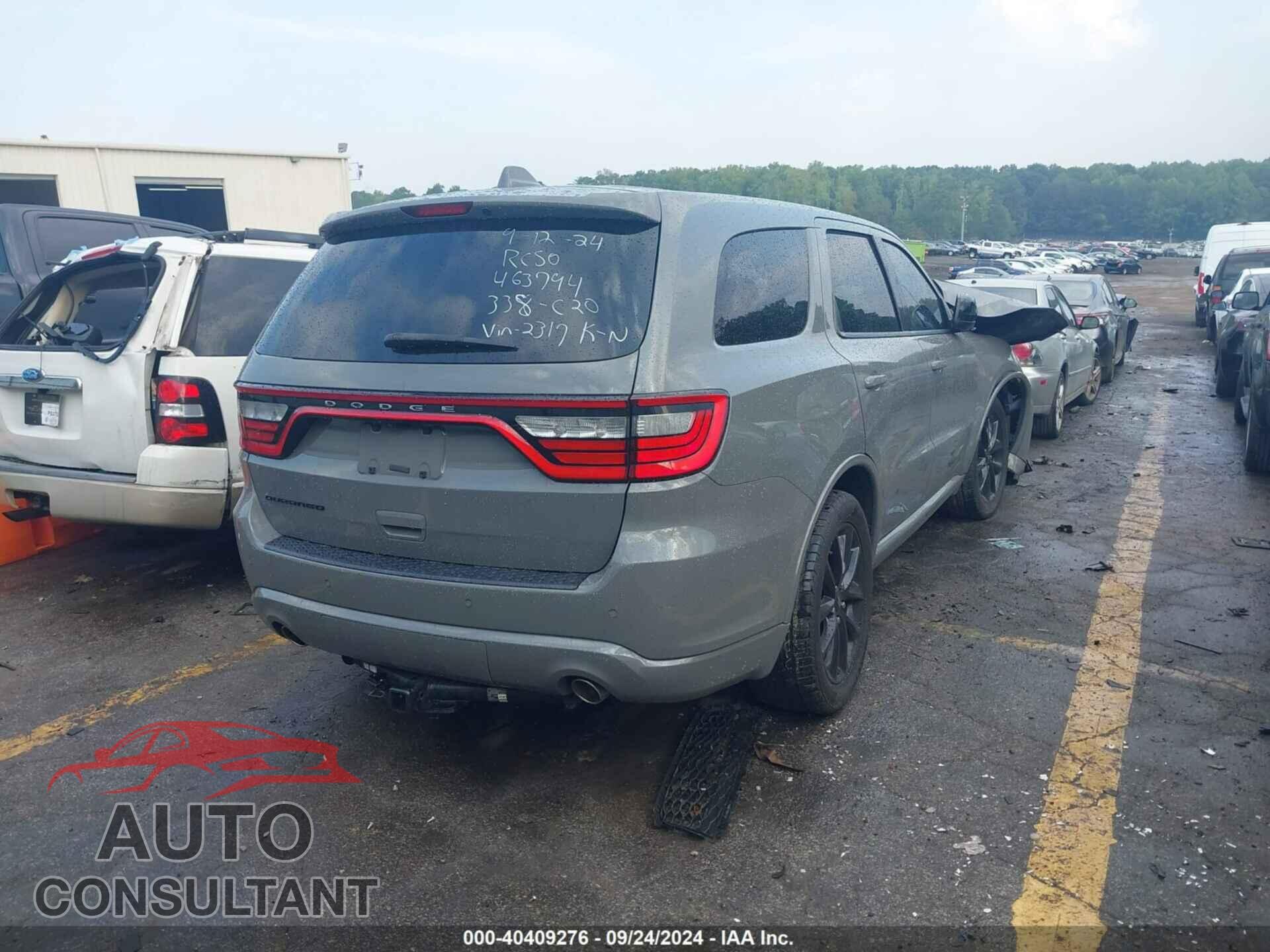 DODGE DURANGO 2019 - 1C4RDHAGXKC632317