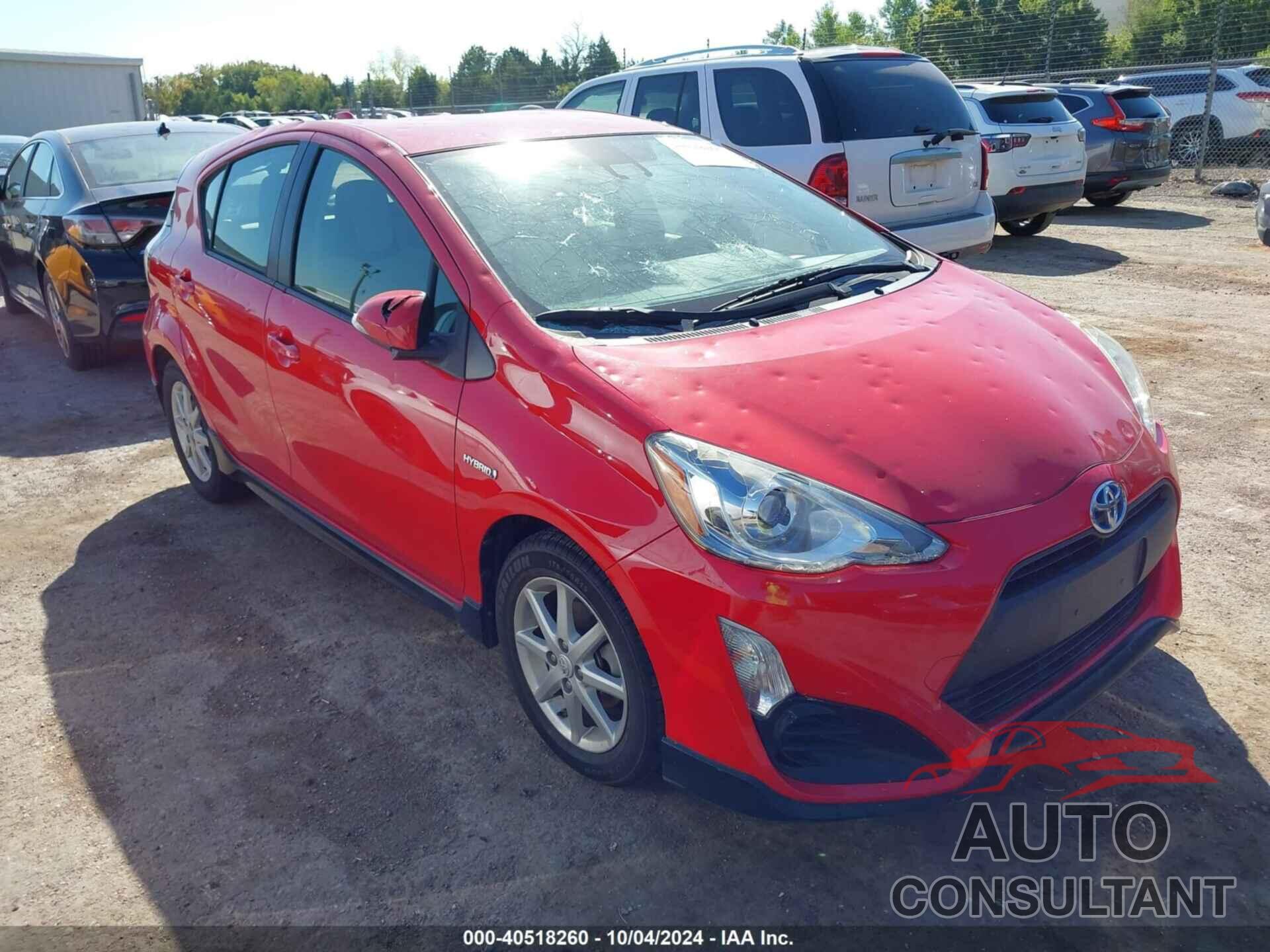 TOYOTA PRIUS C 2017 - JTDKDTB35H1595424