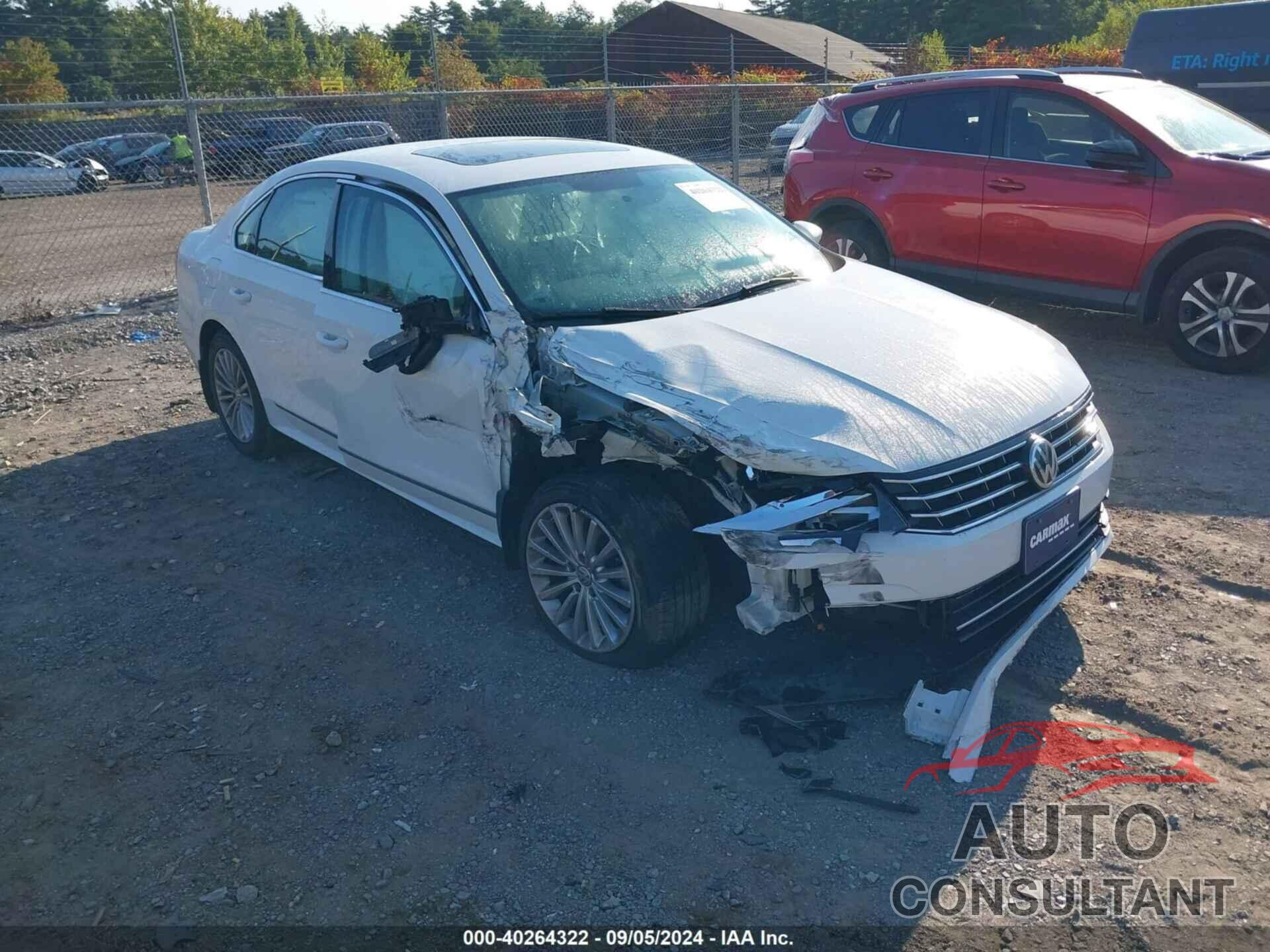 VOLKSWAGEN PASSAT 2016 - 1VWBT7A32GC014165