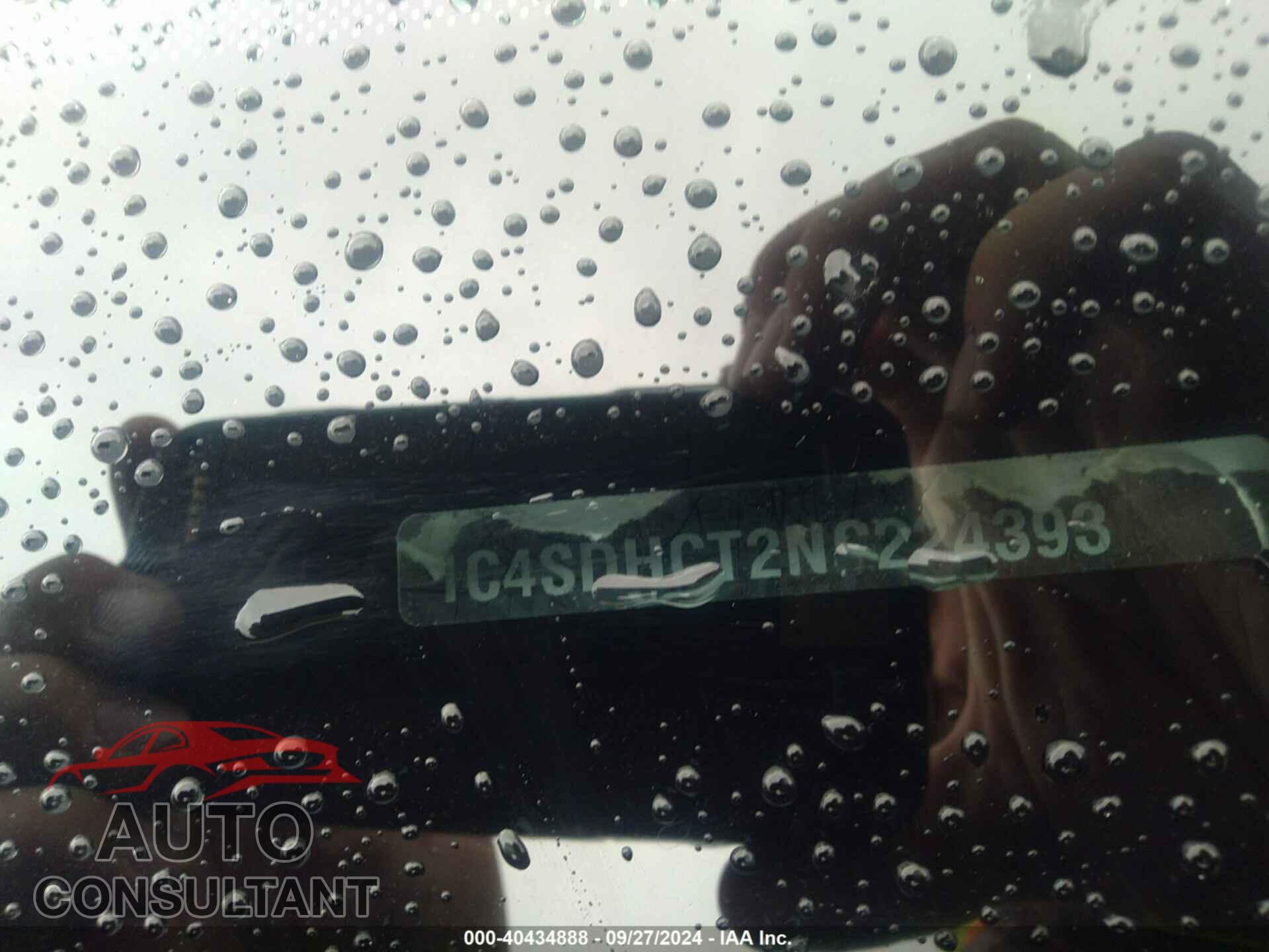 DODGE DURANGO 2022 - 1C4SDHCT2NC224393