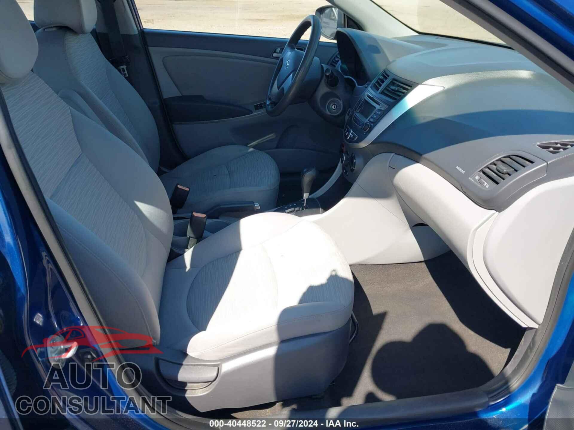 HYUNDAI ACCENT 2017 - KMHCT4AE9HU219237