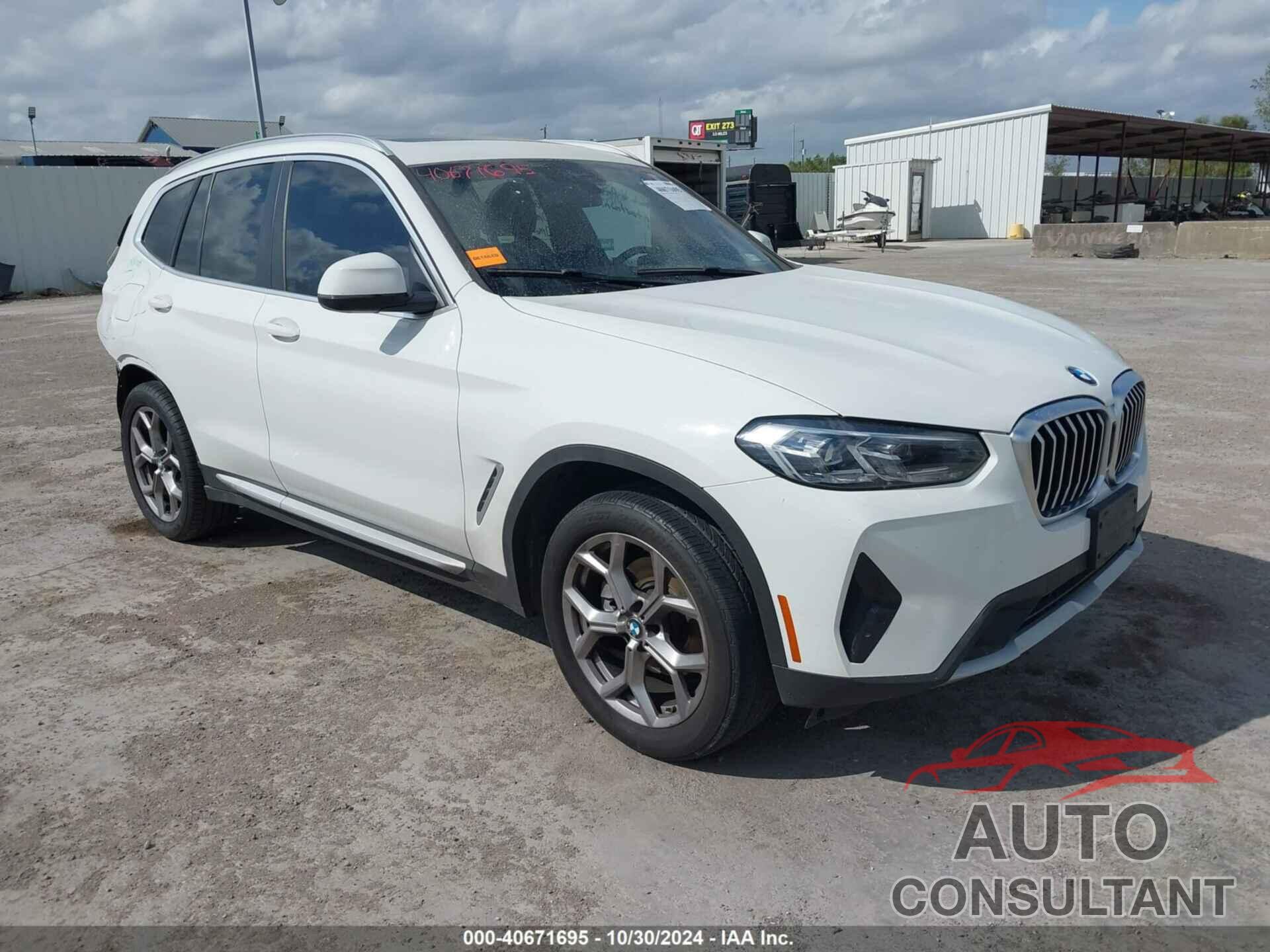 BMW X3 2022 - 5UX43DP0XN9J37406