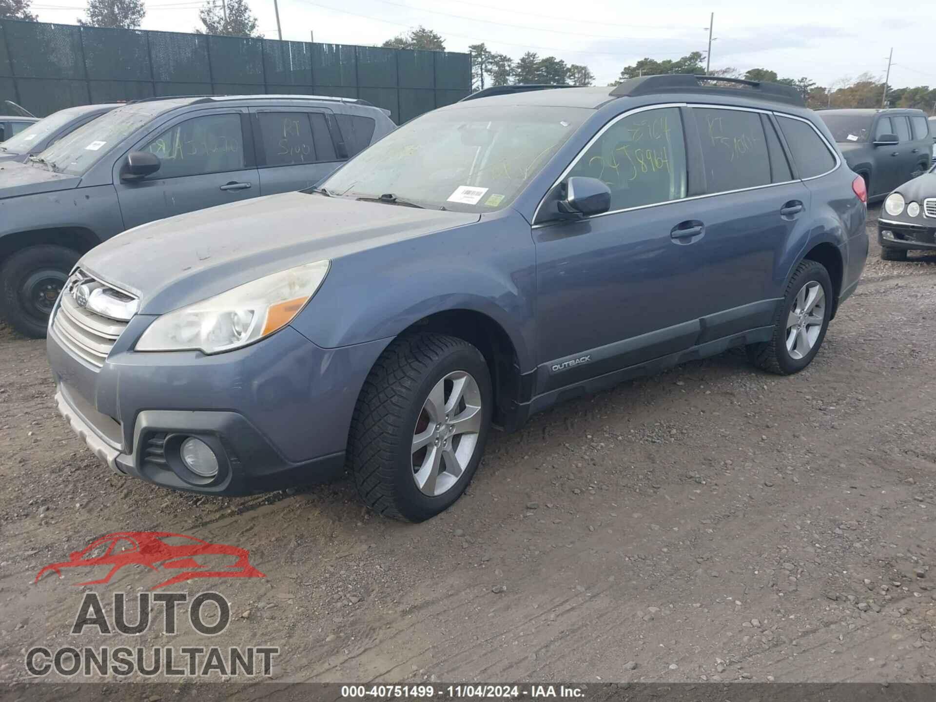 SUBARU OUTBACK 2014 - 4S4BRBLC3E3314680