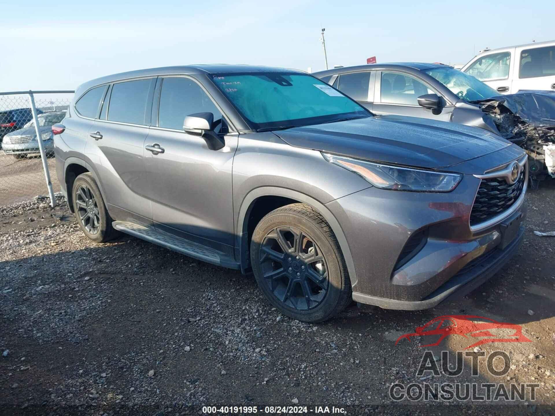 TOYOTA HIGHLANDER 2022 - 5TDCZRAH5NS559334