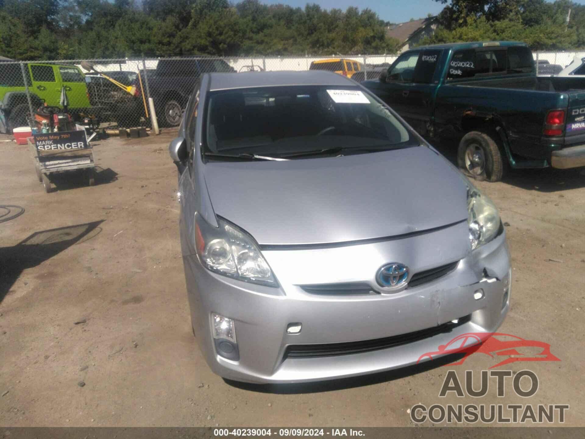 TOYOTA PRIUS 2010 - JTDKN3DU1A5001641