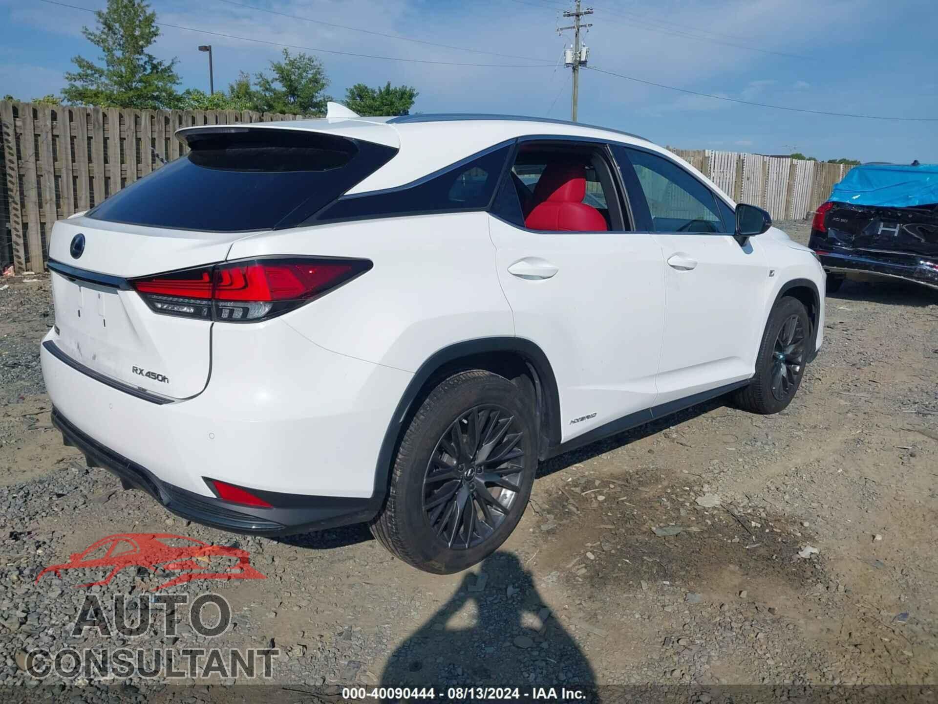 LEXUS RX 450H 2020 - 2T2YGMDA7LC052255